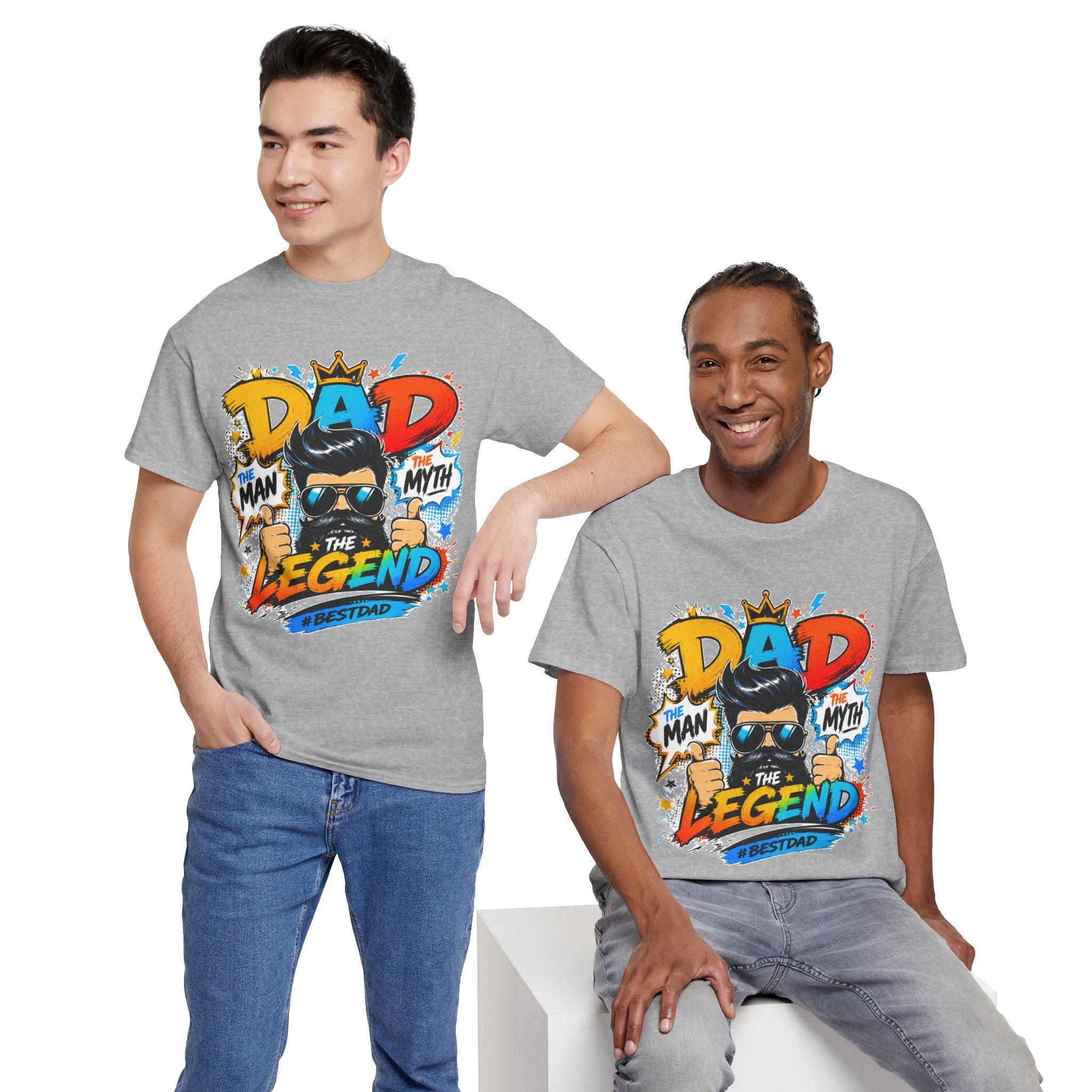 Dad The Legend T-Shirt — 'Dad: Man, Myth, Legend' Graphic Tee for Father’s Day