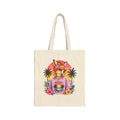 Tote Bag — Retro Tropical Corgi 'Good Days' Canvas Tote