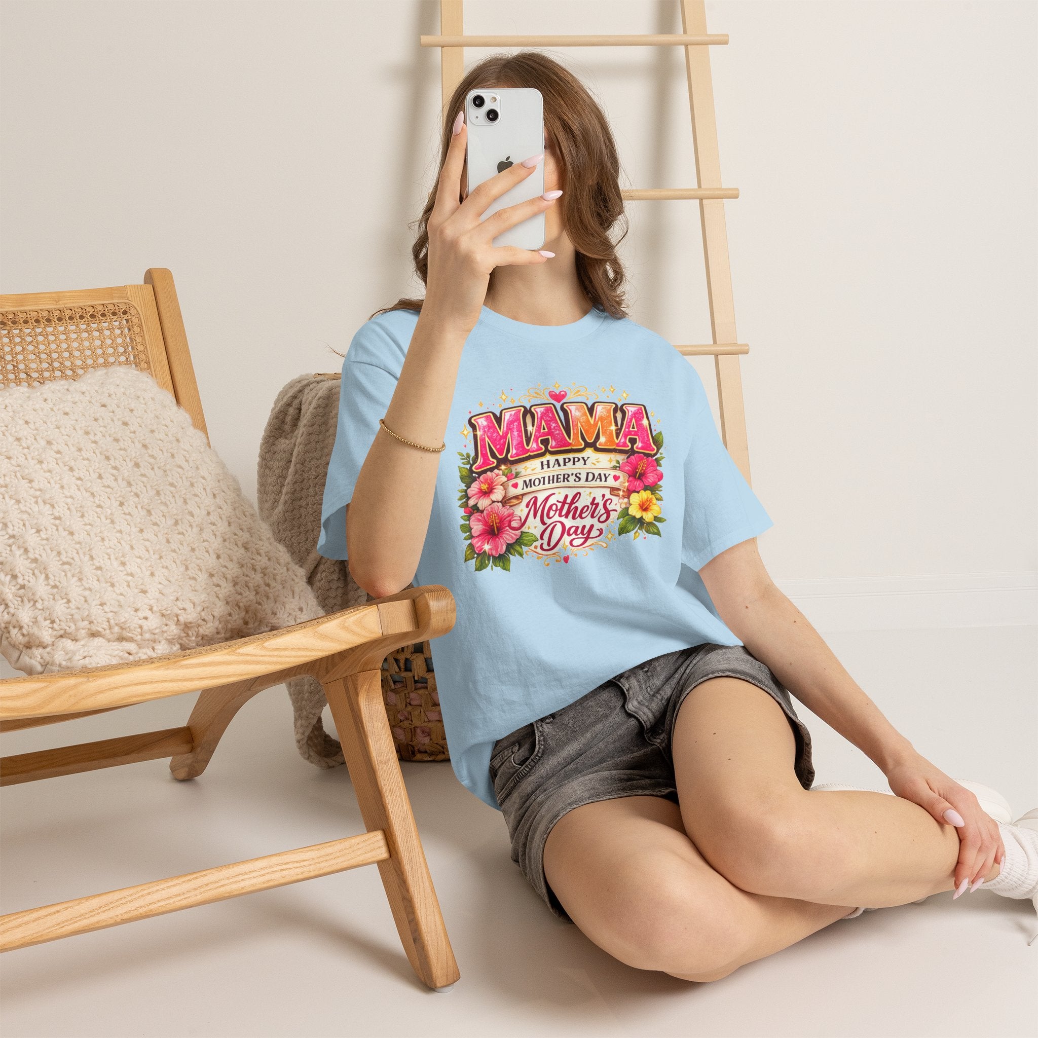 Mama Floral Shirt for Women, Mother's Day Gift for Mom, Cute Flower Graphic Tee, Mama Life T-Shirt, Birthday Gift for Mother, Mom Appreciation Gift