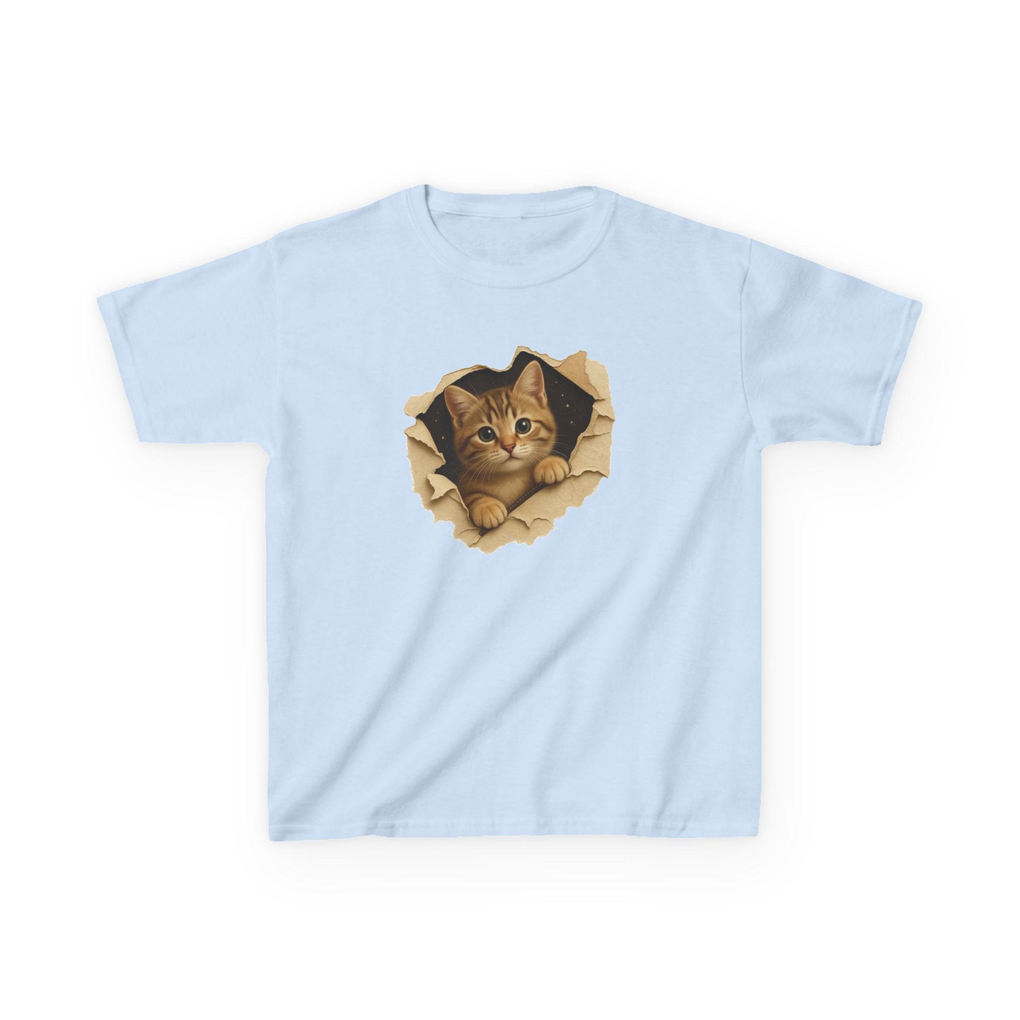Cute Kitten Kids T-Shirt | Funny Cat Graphic Tee for Boys & Girls | Adorable Kitty Shirt | Gift for Cat Lovers Kids
