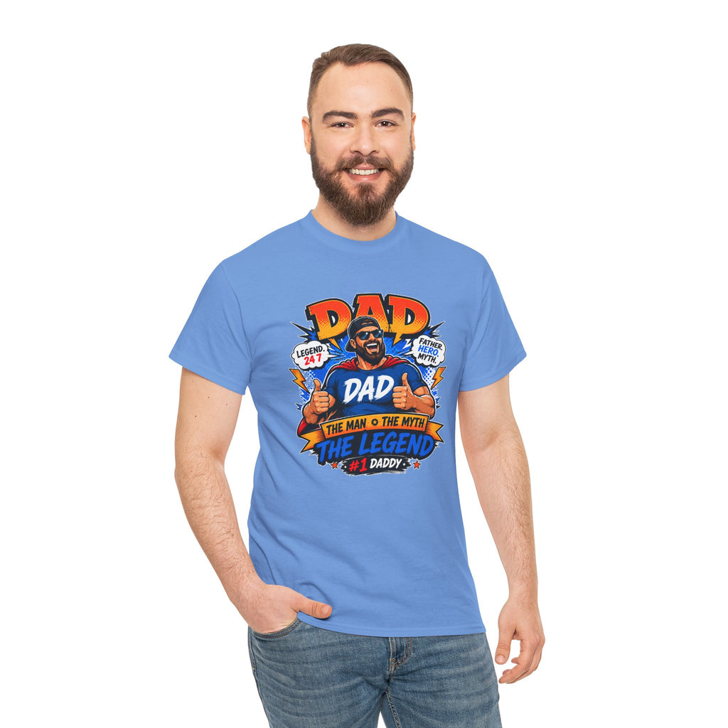 Funny Dad Shirt, Dad The Legend Tee, Father's Day Gift for Dad, Cool Dad Graphic T-Shirt, Best Dad Ever Shirt, Dad Gift