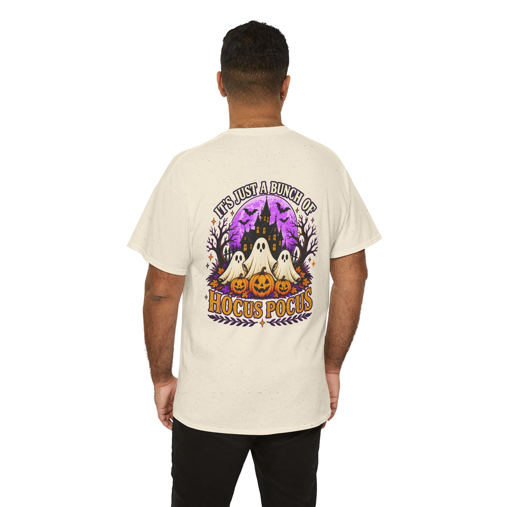 Hocus Pocus Halloween Shirt | Ghost & Pumpkin Front Back Tee