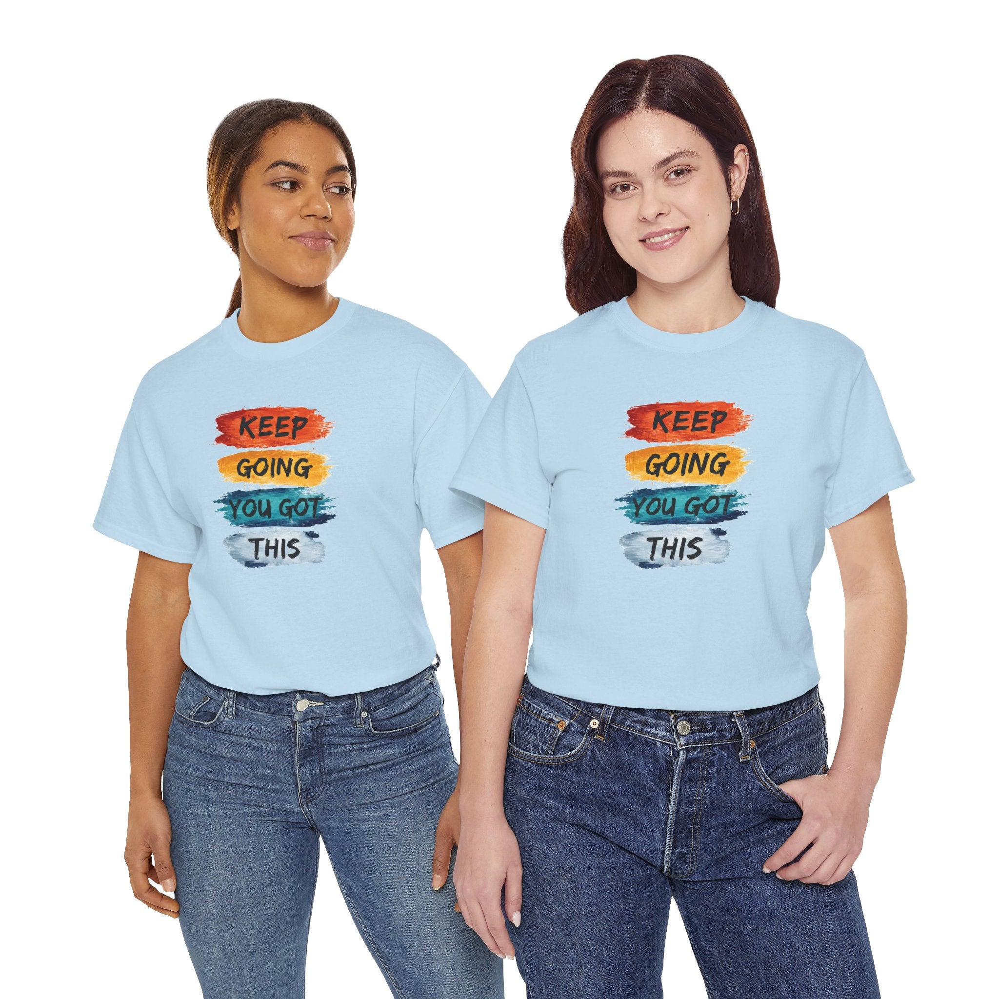 Keep Going You Got This Tee  Motivational Watercolor Brushstroke T-Shirt