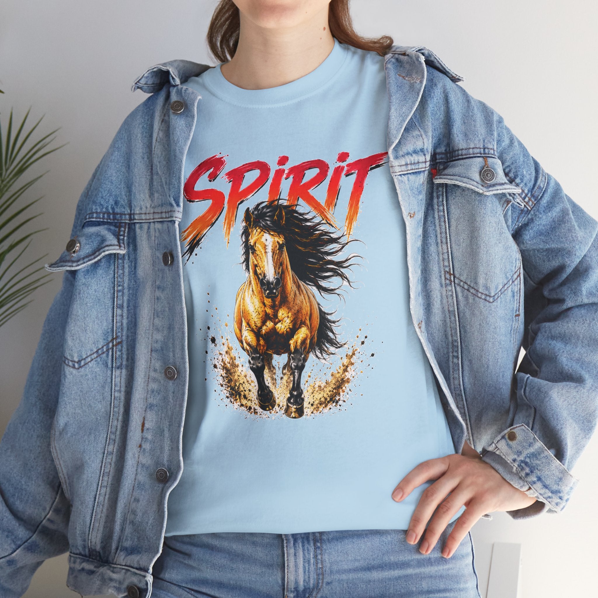 Spirit Running Horse T-Shirt — Wild Mustang Graphic Tee