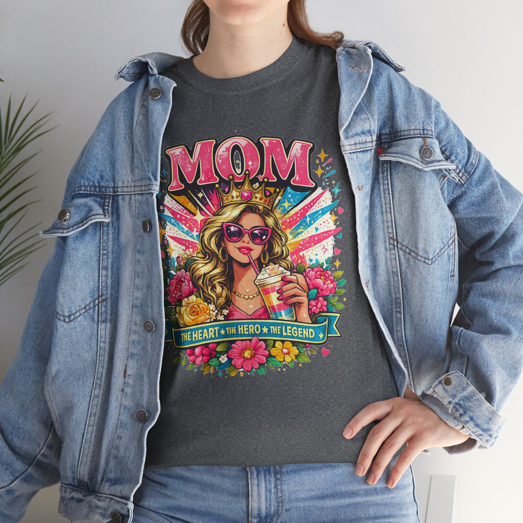 Mama Floral Shirt, Mom Graphic Tee, Gift for Mom, Colorful Vintage Mom T-Shirt, Cute Mama Shirt, Mother's Gift, Mom Life Tee