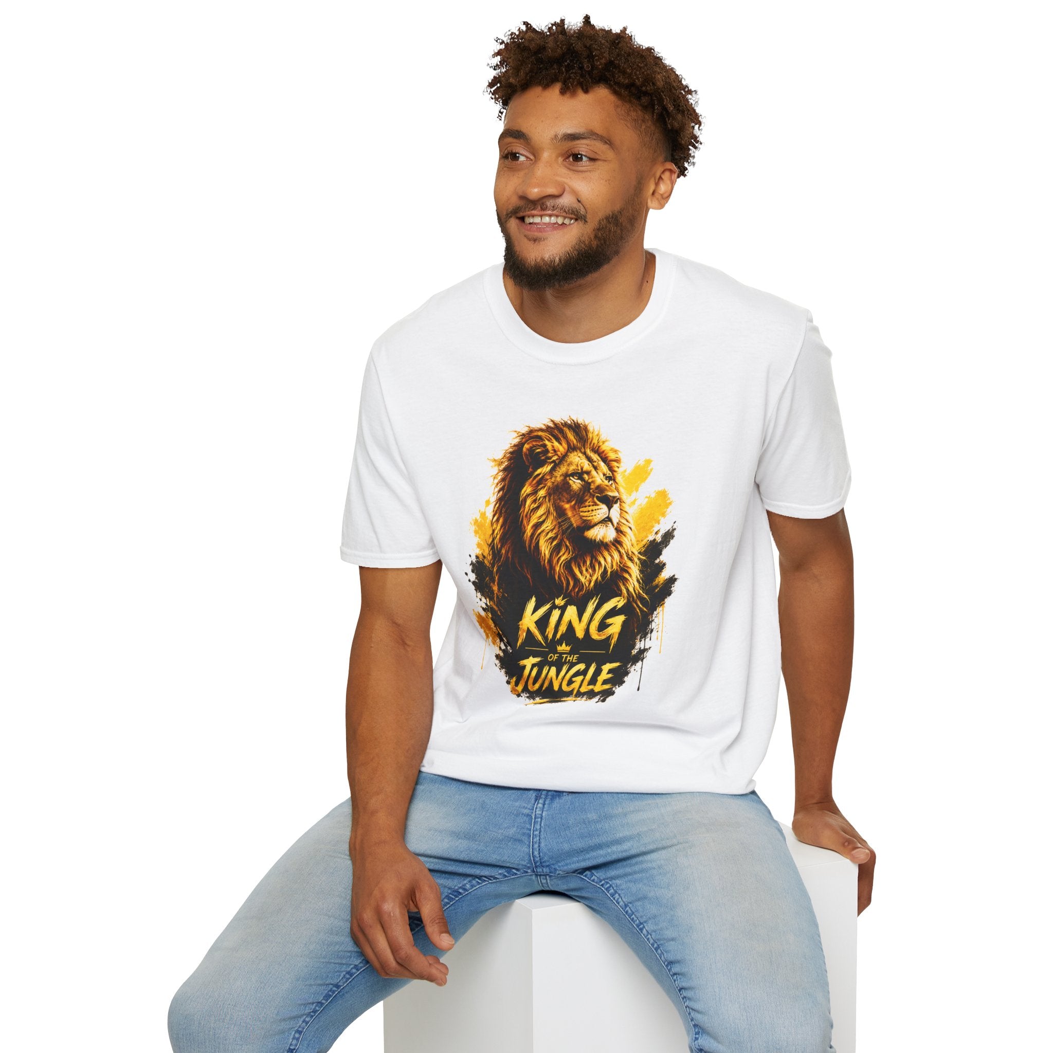 Lion Graphic T-Shirt — "King of the Jungle" Bold Wildlife Tee