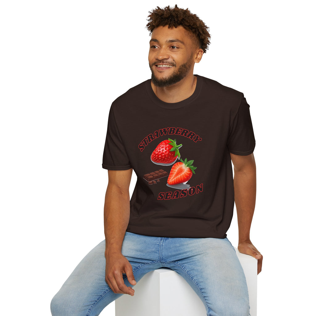 Strawberry Season T-Shirt — Retro Fruit Graphic Tee