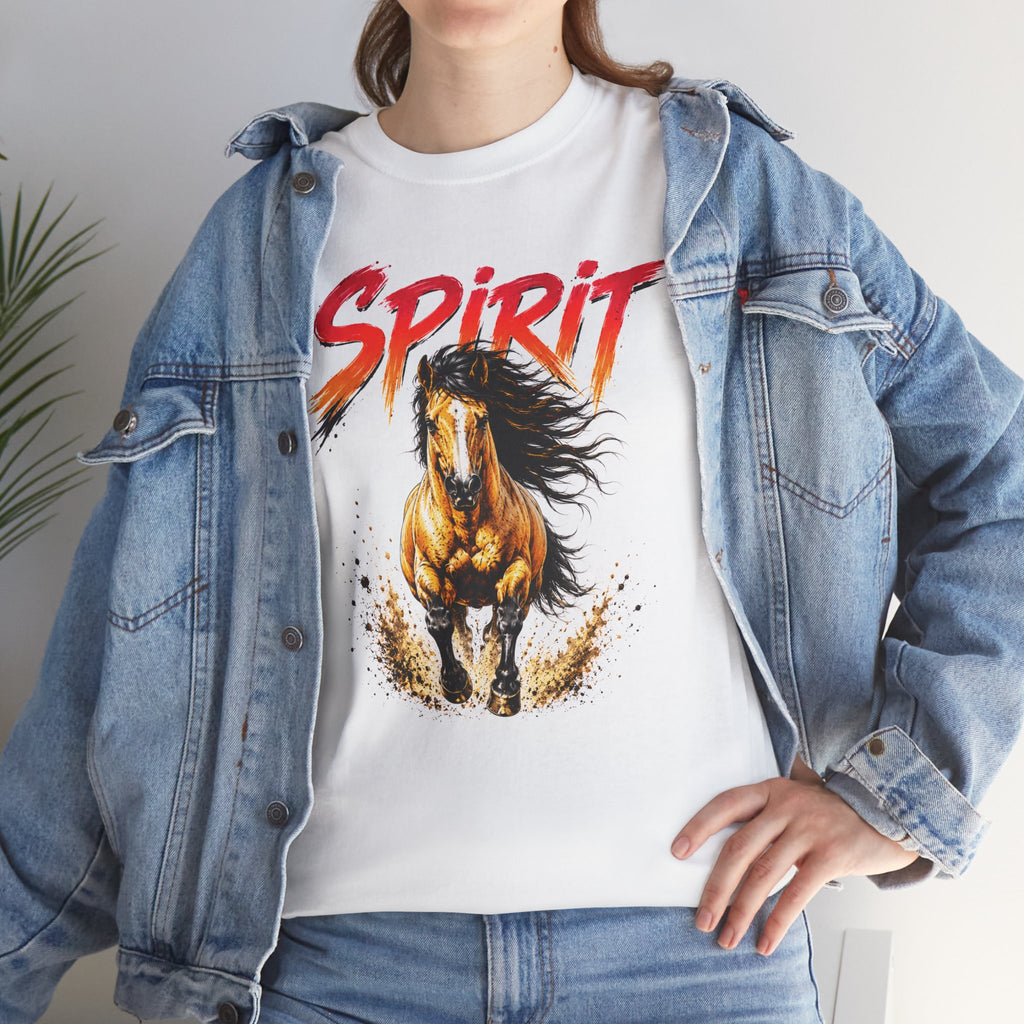 Spirit Running Horse T-Shirt — Wild Mustang Graphic Tee