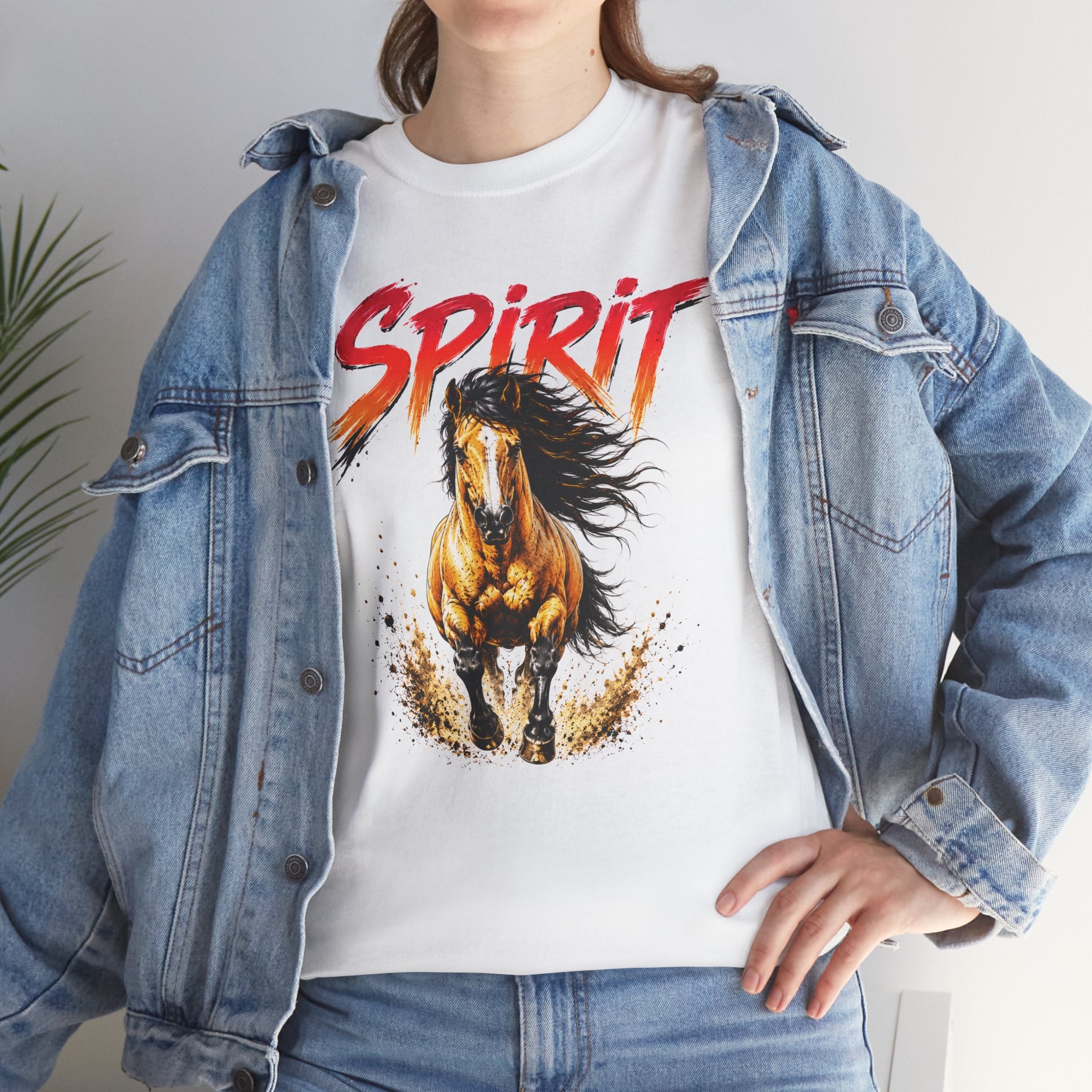 Spirit Running Horse T-Shirt — Wild Mustang Graphic Tee