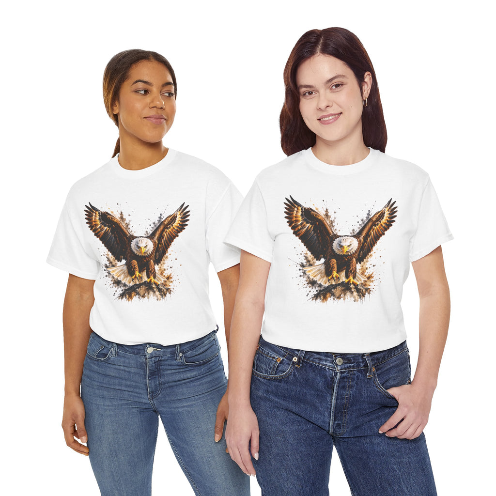 Majestic Bald Eagle T-Shirt, Eagle Graphic Tee, Patriotic Wildlife Shirt, Unisex Bird Lover Tee, American Eagle Gift