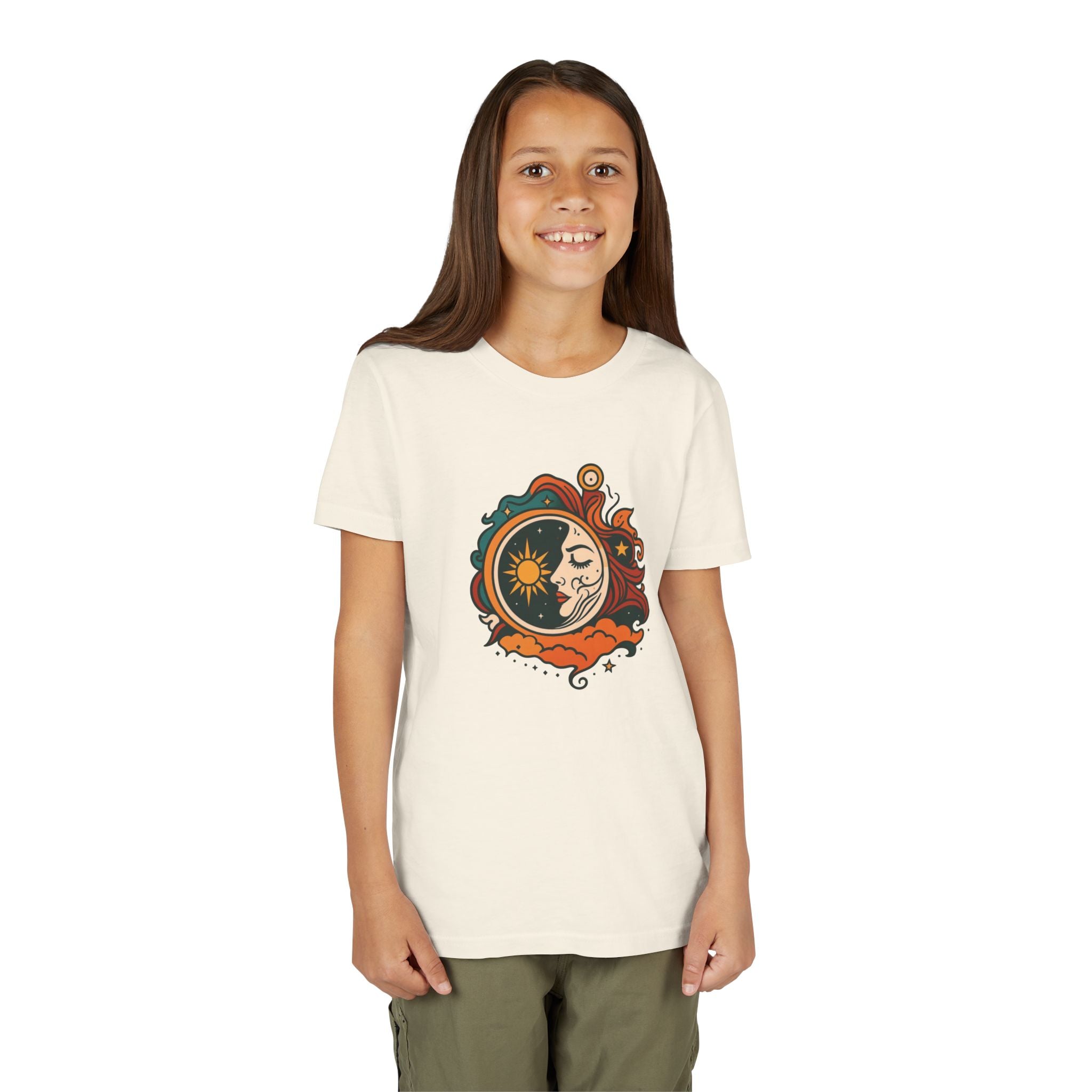 Youth Tee — Sun & Moon Yin Yang Kids Graphic T‑Shirt