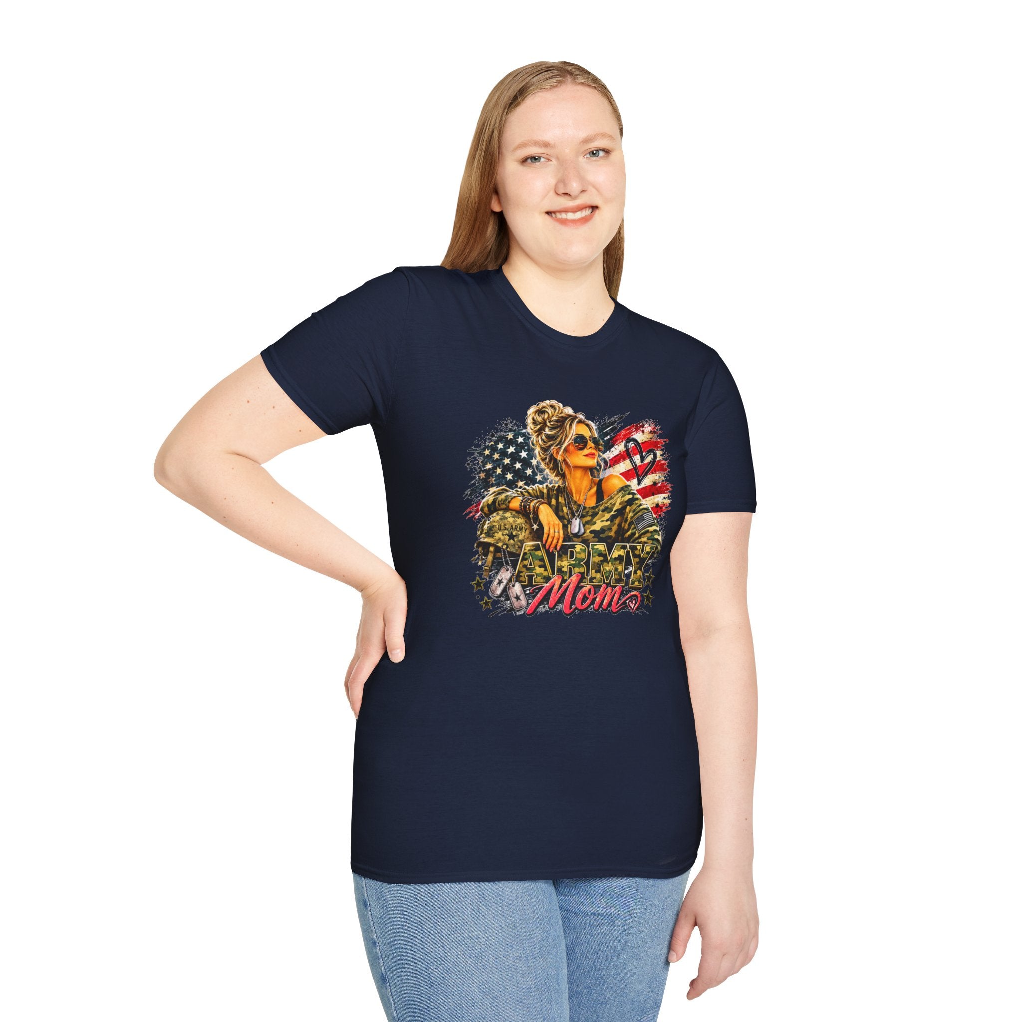 Military Mom Shirt, Patriotic Mom T Shirt, American Flag Shirt, Army Mom Gift, Military Mom Gift, USA Mom Tee