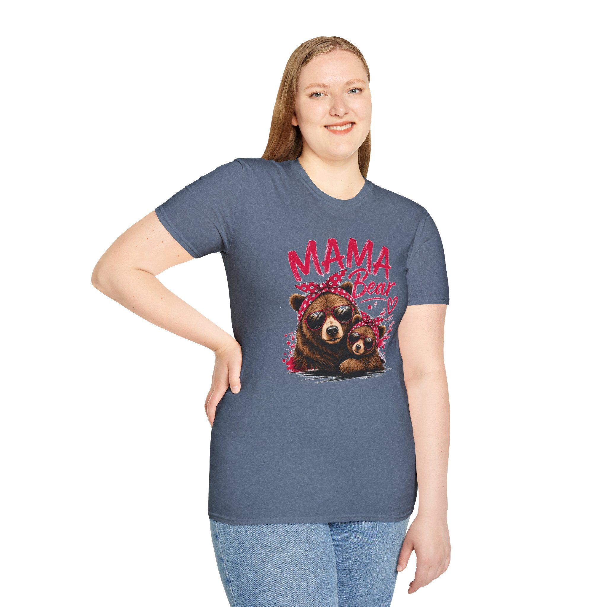 Mama Bear T-Shirt — Cute Sunglasses Bear Graphic