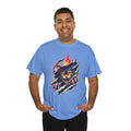 Colorful Angry Cat Rip Through Graphic Tee | Neon Cat T-Shirt | Unisex Streetwear Shirt | Fierce Cat Art | Gift for Cat Lovers