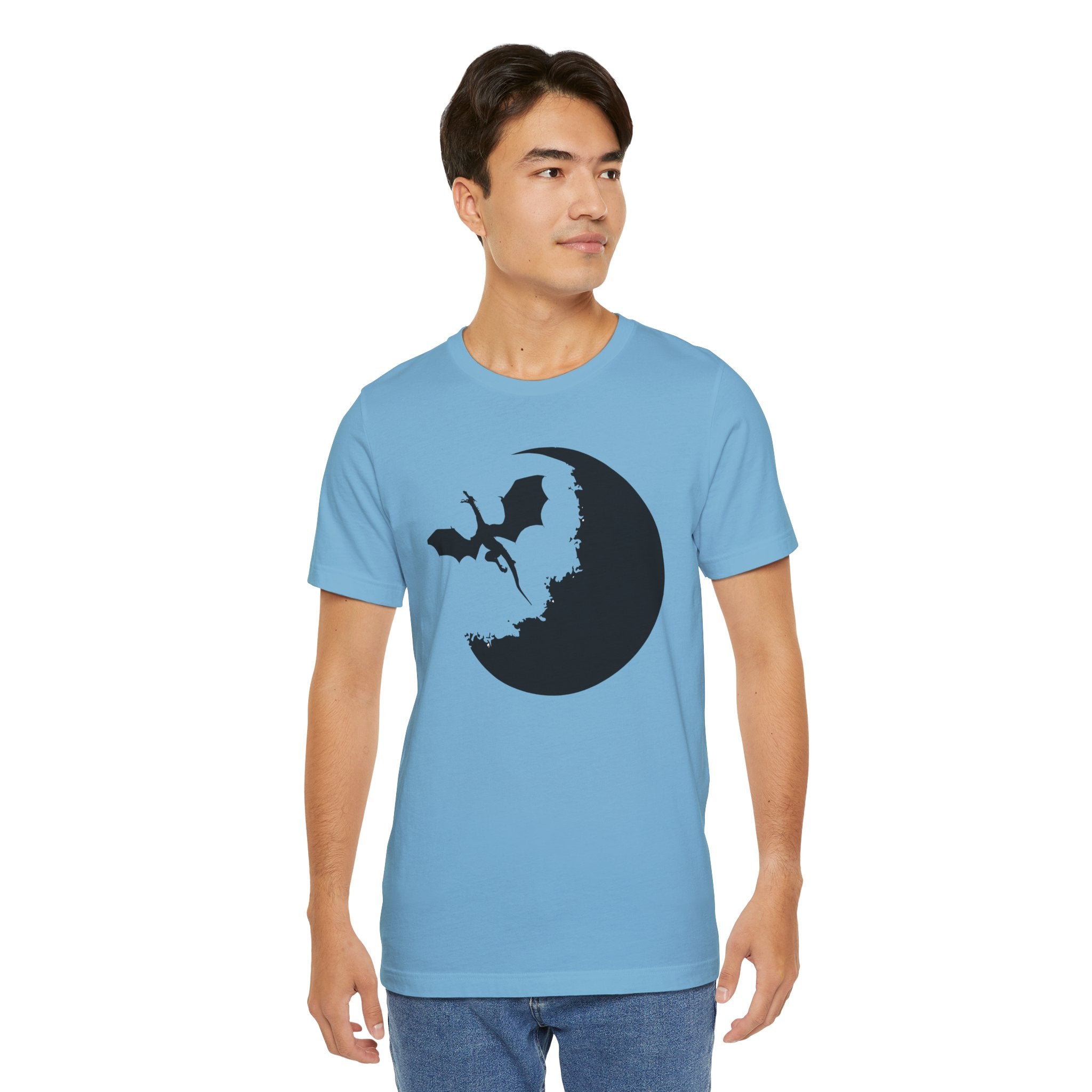 Bat Silhouette Moon T-Shirt — Gothic Halloween Tee