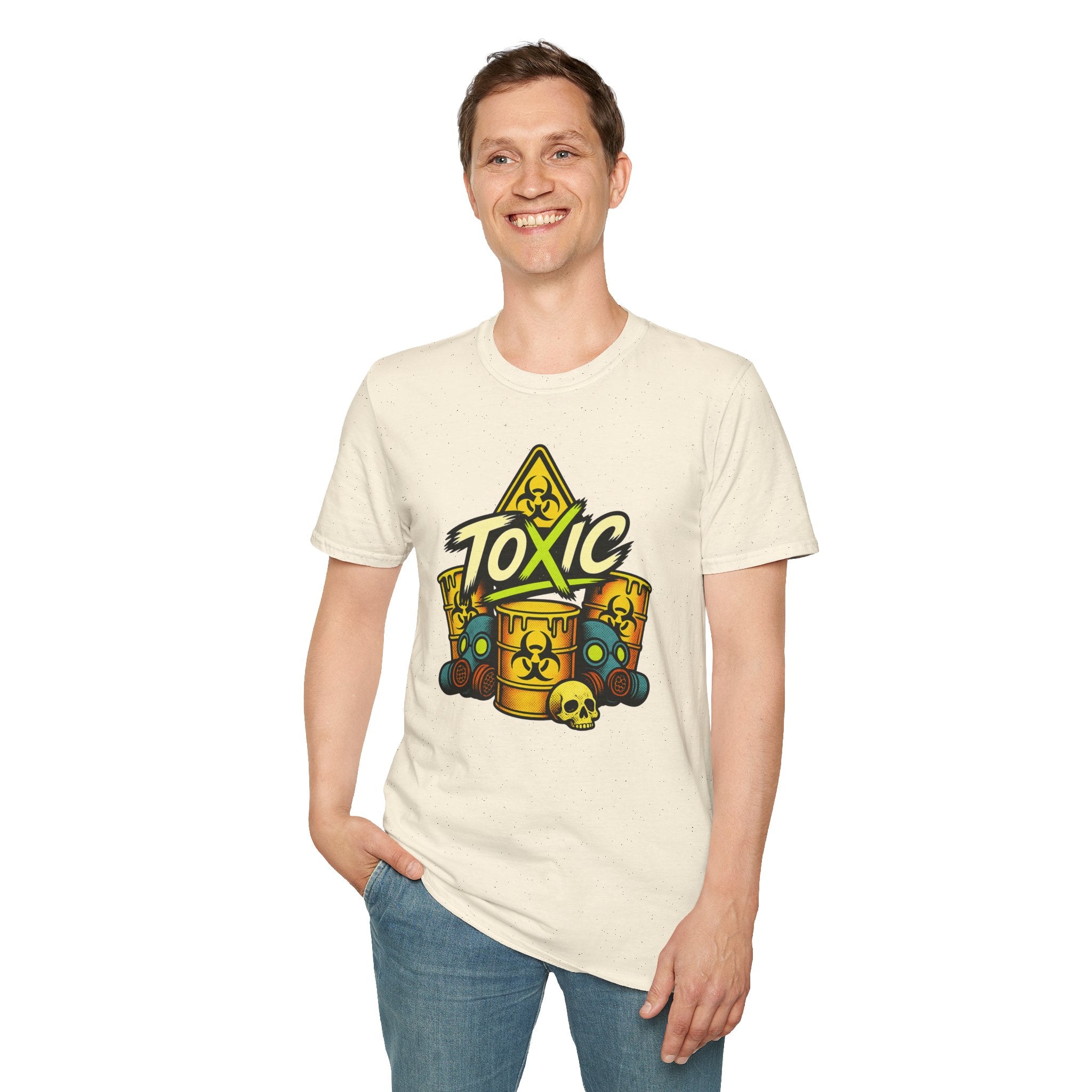 T-Shirt - Toxic Hazard Barrel Graphic Tee