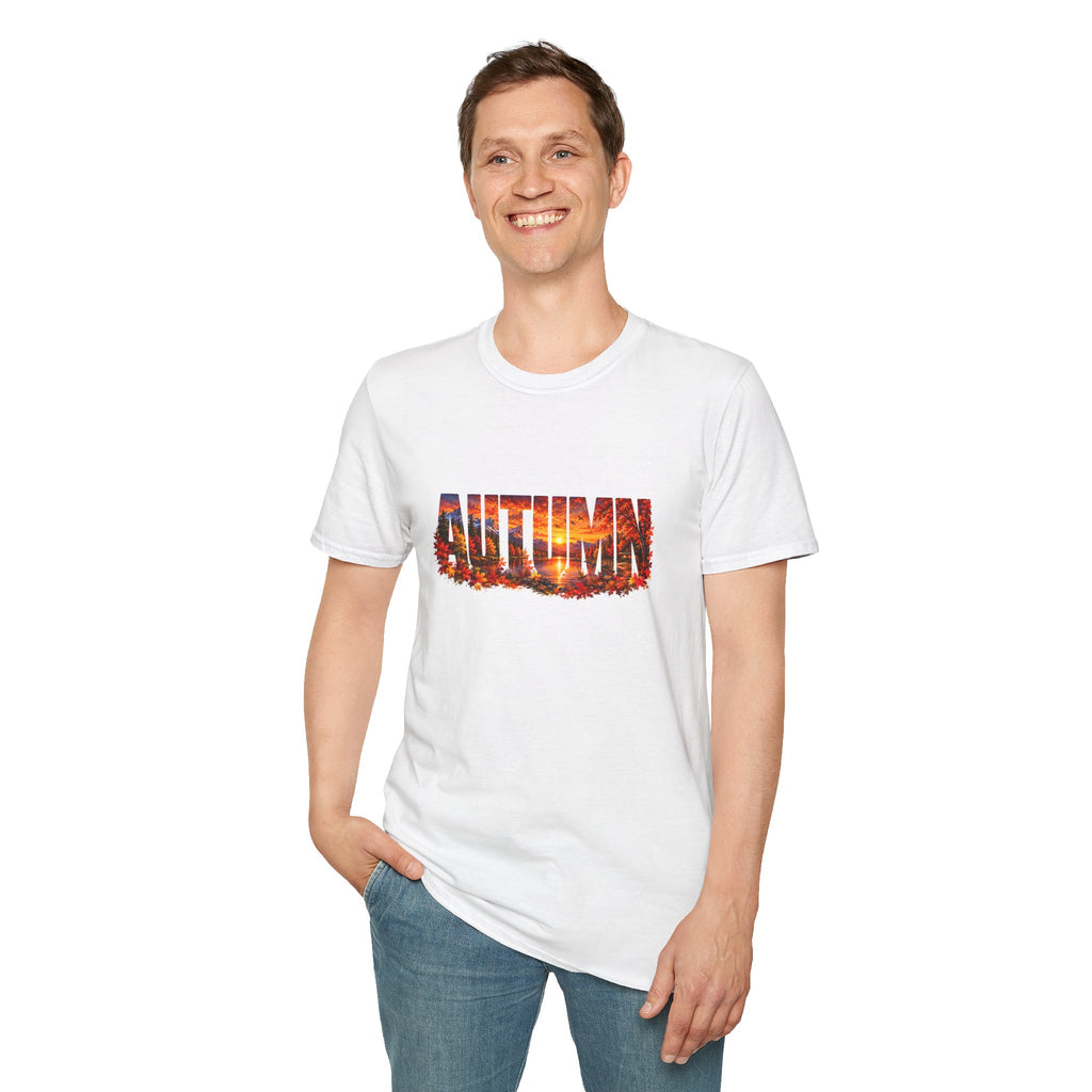 Autumn Leaves T Shirt Fall Graphic Tee Cozy Autumn Shirt