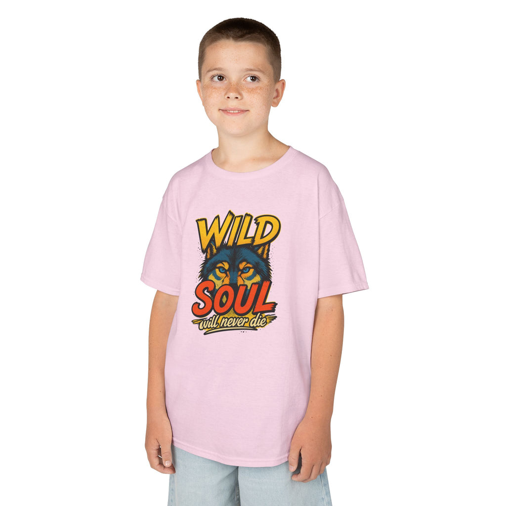 Kids Tee — "Wild Soul" Tiger Graphic Shirt for Bold Little Adventurers