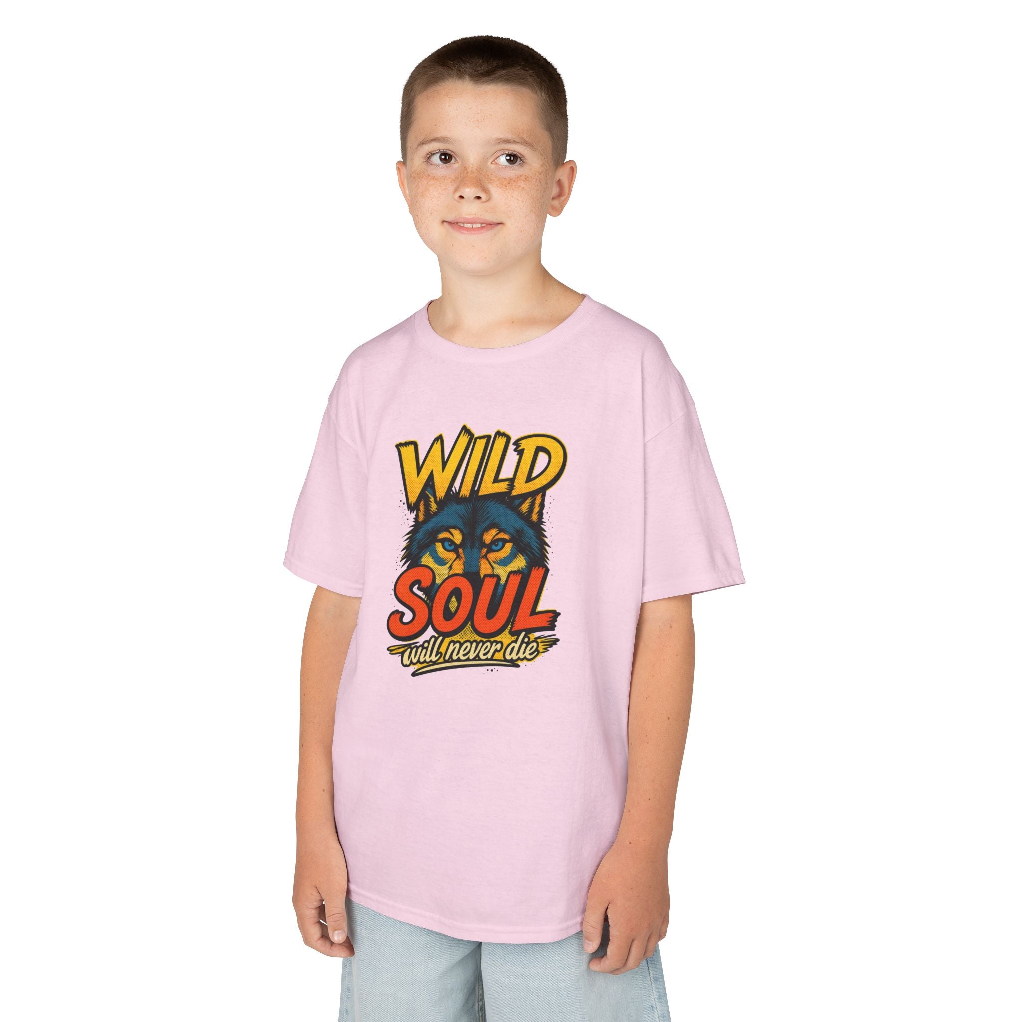 Kids Tee — "Wild Soul" Tiger Graphic Shirt for Bold Little Adventurers