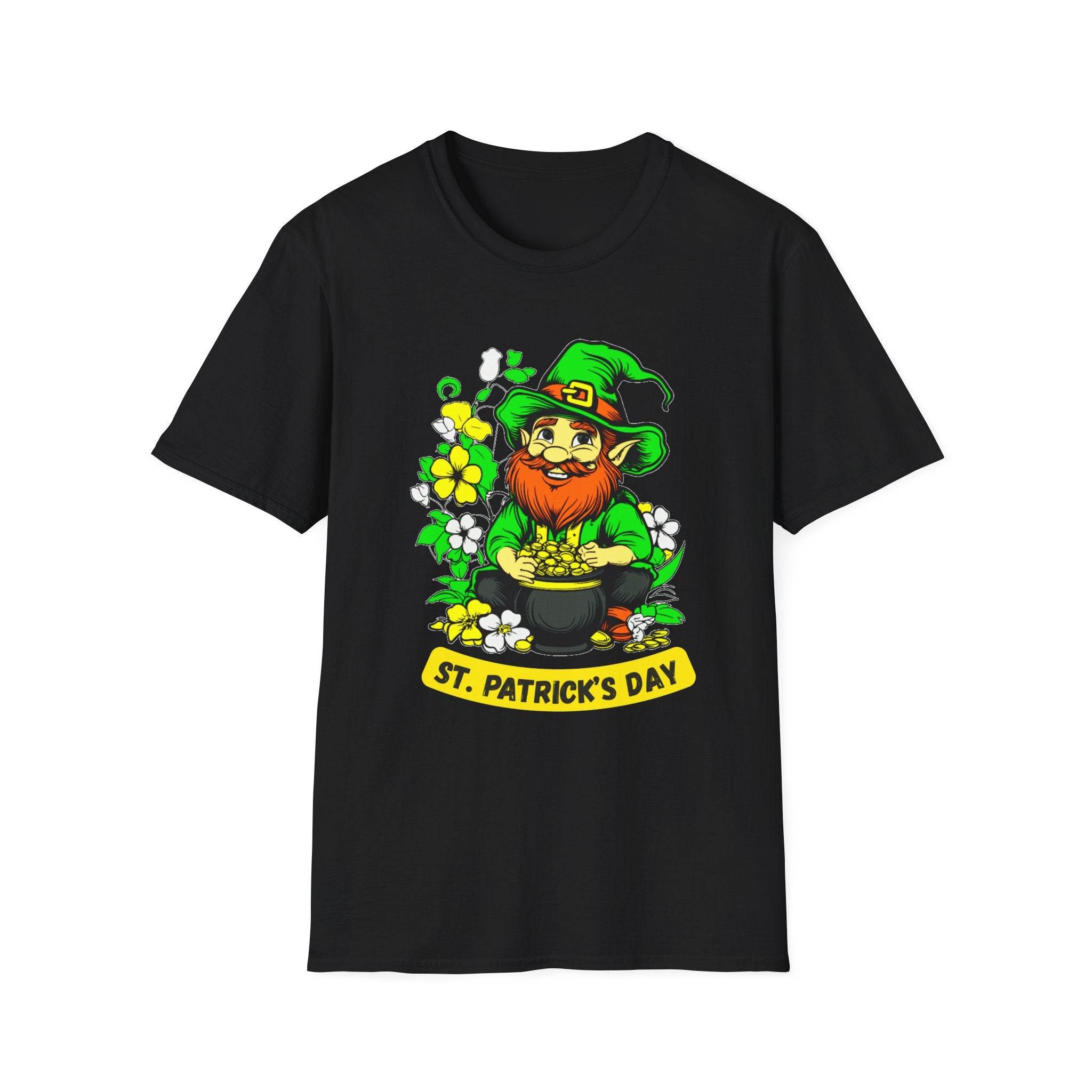Lucky Leprechaun with Pot of Gold T-Shirt | St. Patrick's Day
