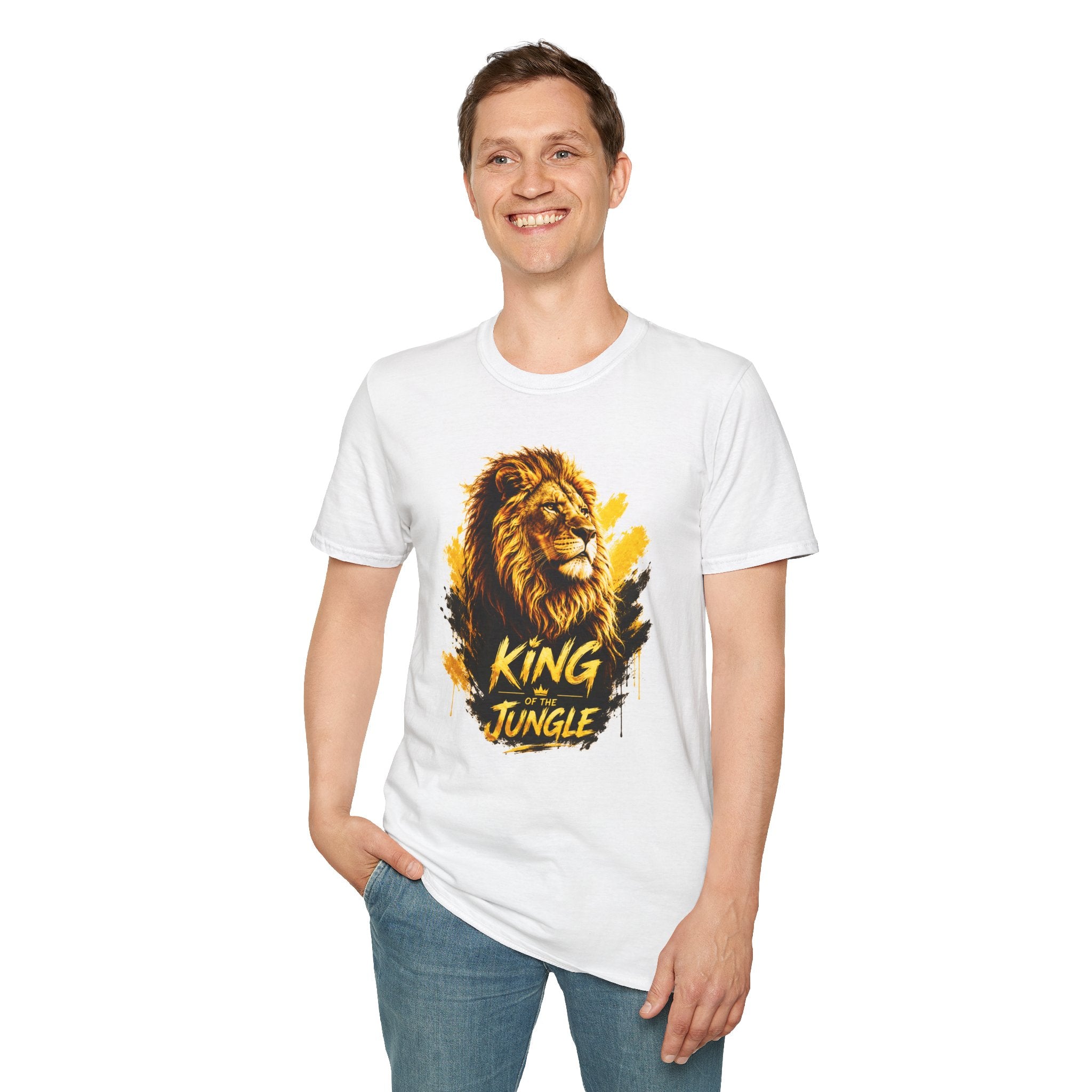 Lion Graphic T-Shirt — "King of the Jungle" Bold Wildlife Tee