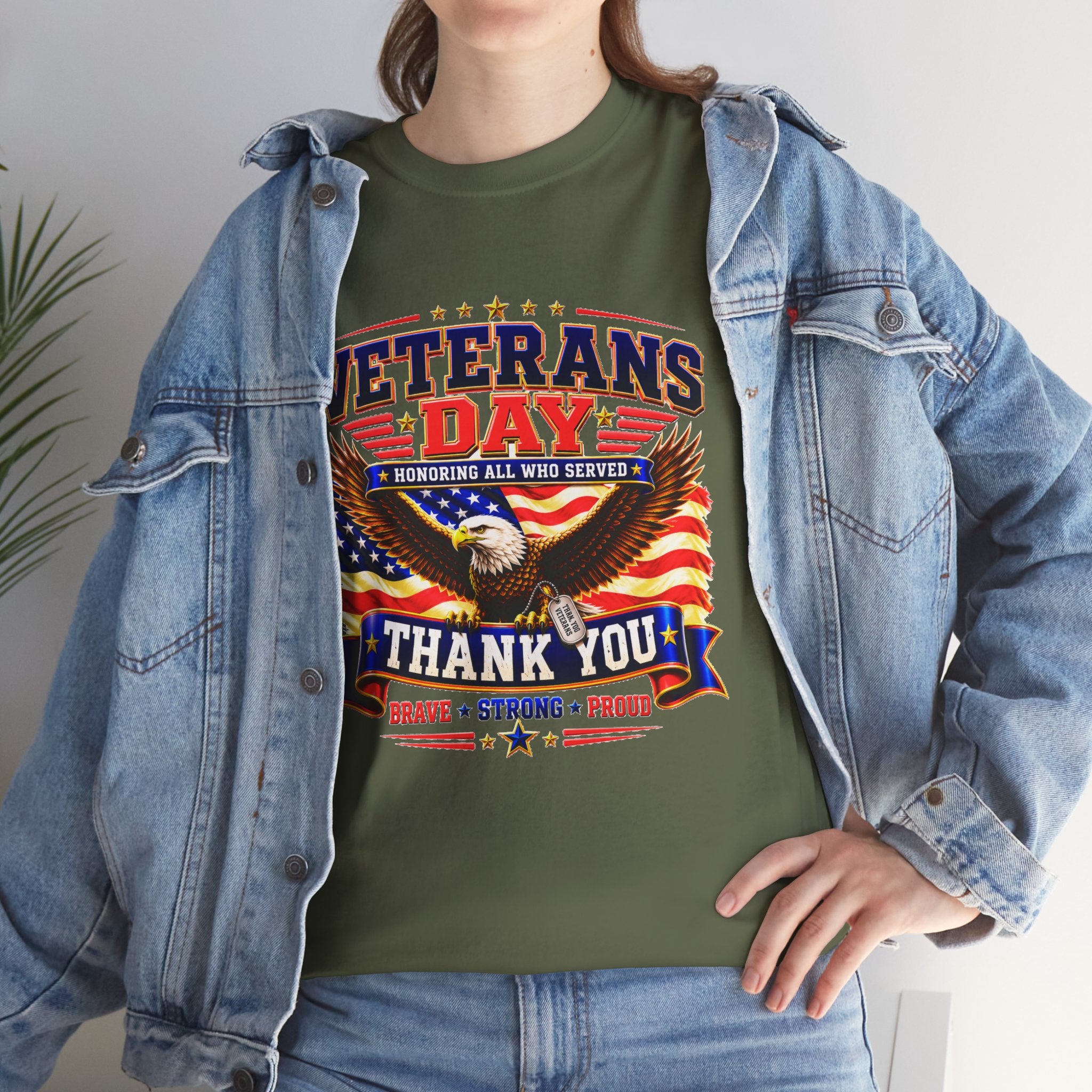 Veterans Day Eagle T-Shirt – "Thank You" Patriotic Tribute Tee