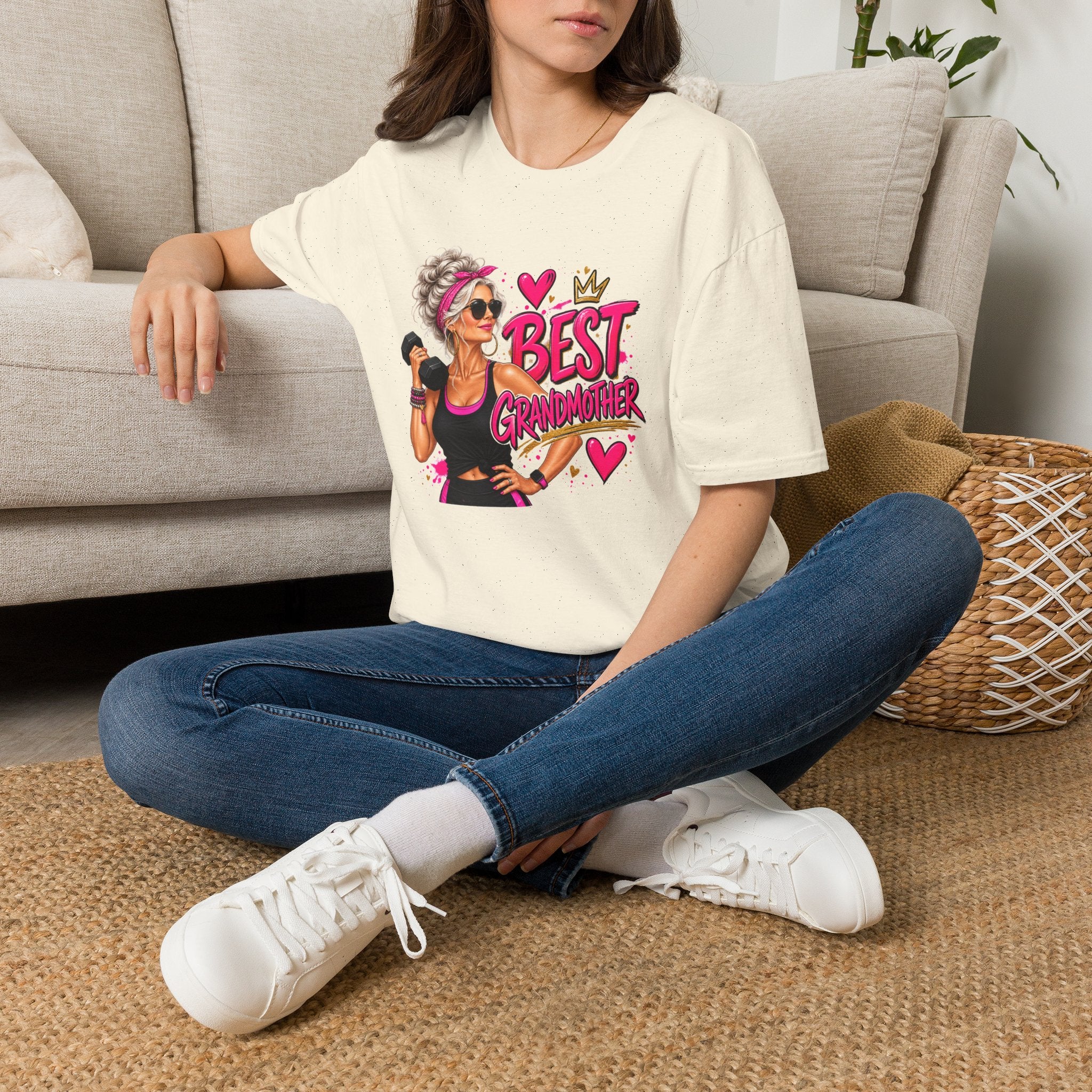 Best Grandmother Shirt, Funny Grandma T-Shirt, Fit Grandma Gift, Gym Grandma Shirt, Grandma Gift