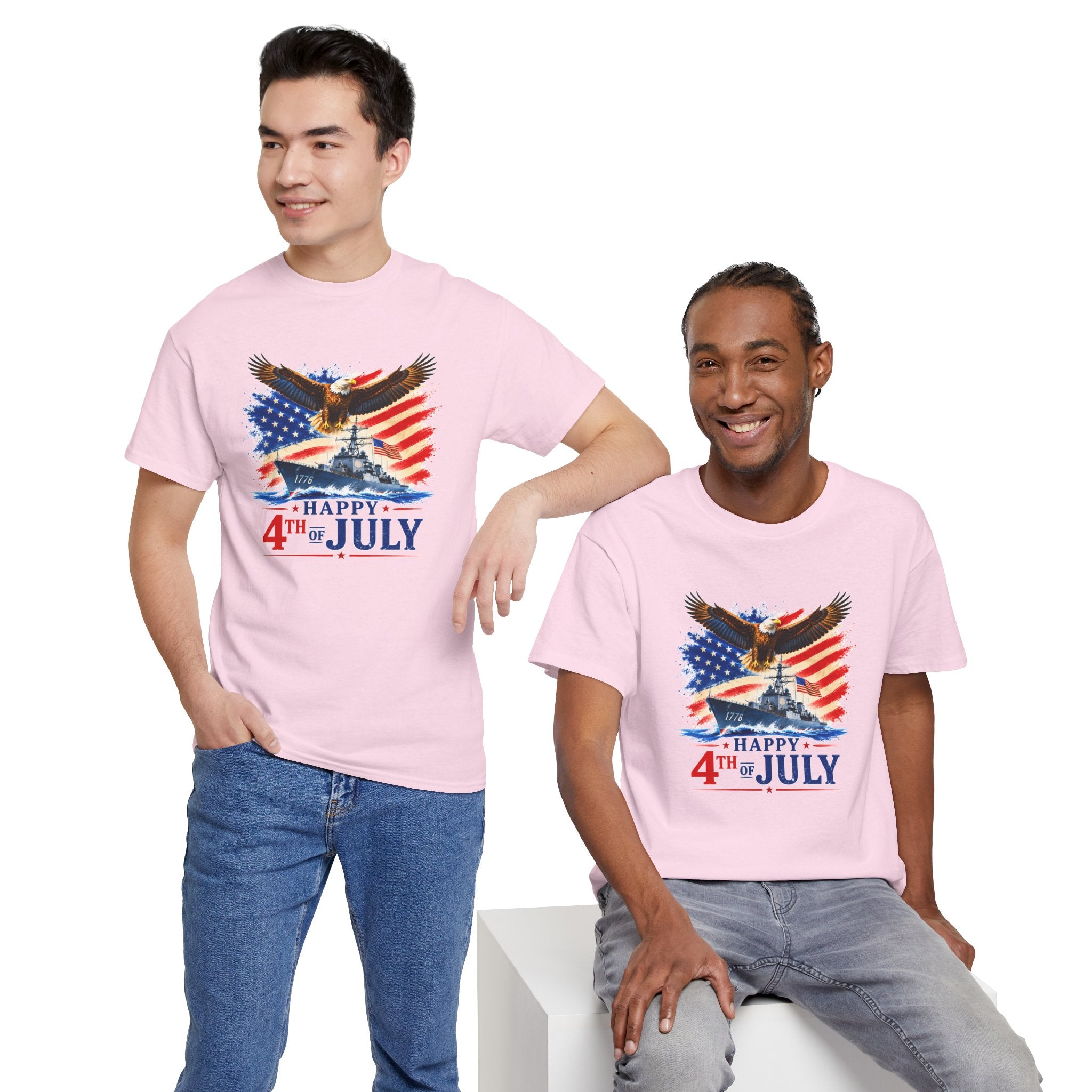Happy 4th of July Shirt, Patriotic Eagle T-Shirt, American Flag Tee, USA Independence Day Shirt, Freedom Eagle Gift