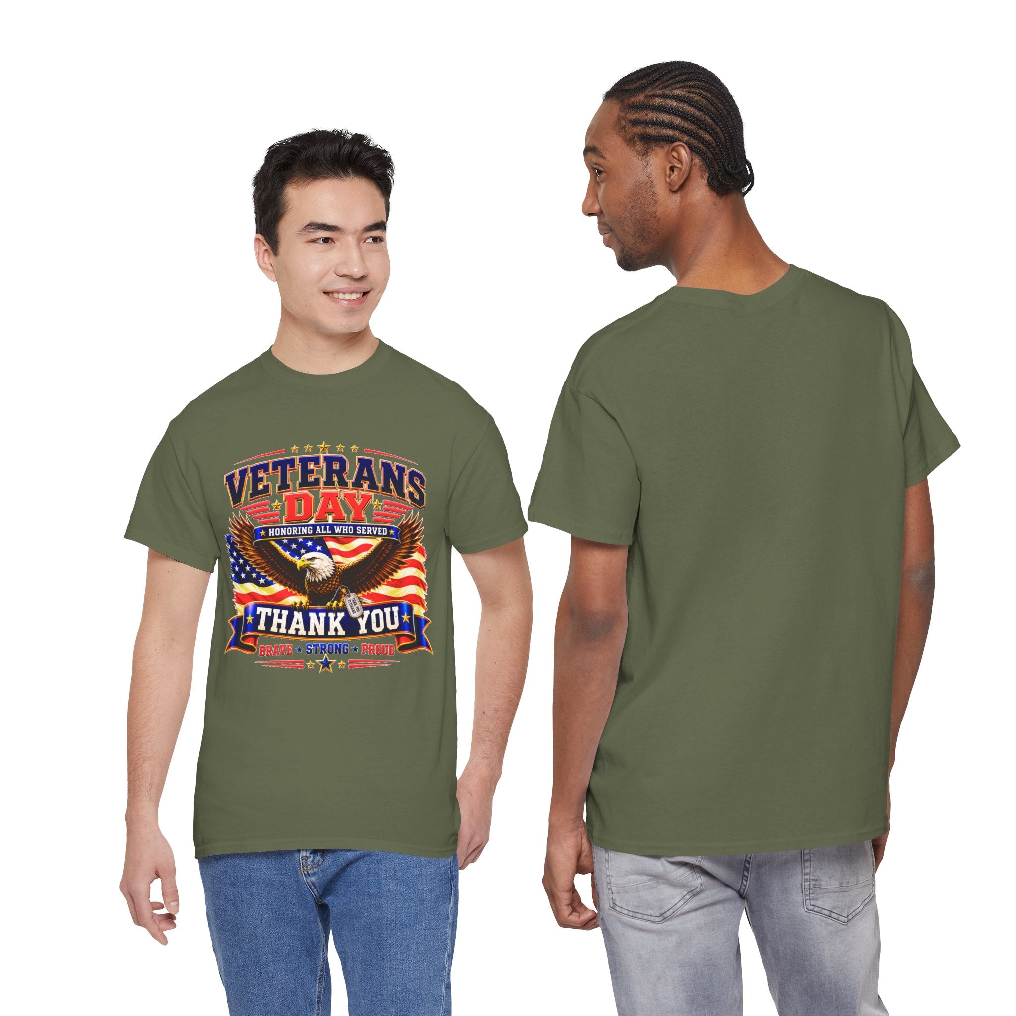 Veterans Day Eagle T-Shirt – "Thank You" Patriotic Tribute Tee