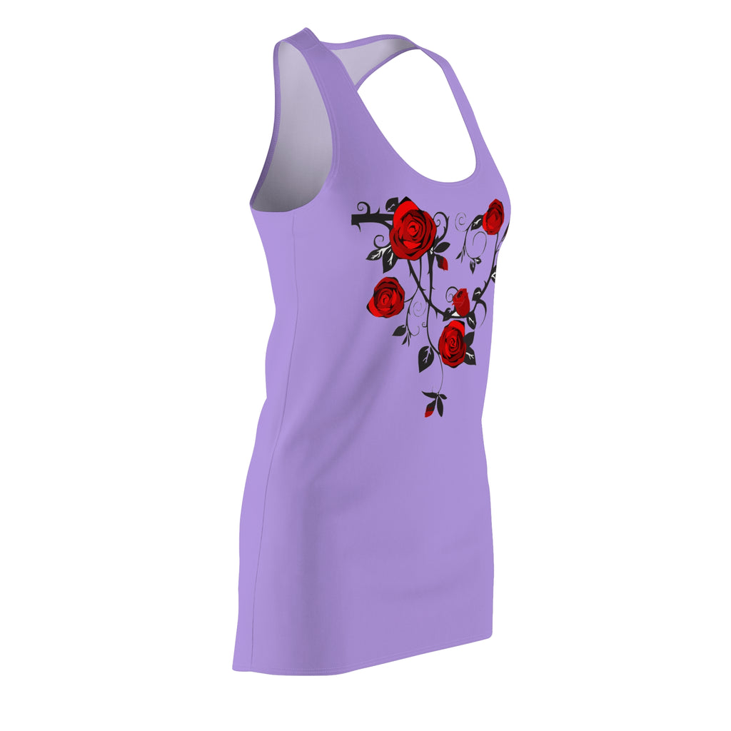 Lavender Rose Floral Dress | Women's Lightweight Summer Sundress
