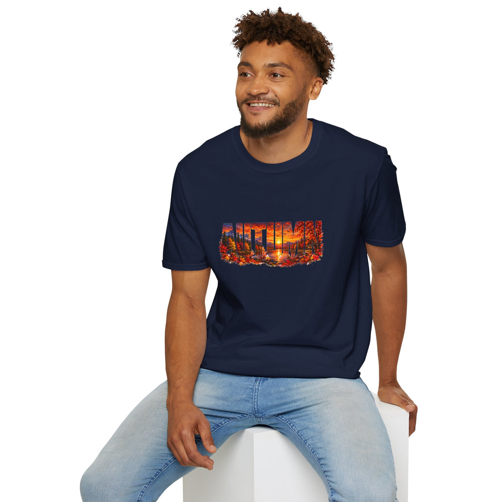 Autumn Leaves T Shirt Fall Graphic Tee Cozy Autumn Shirt
