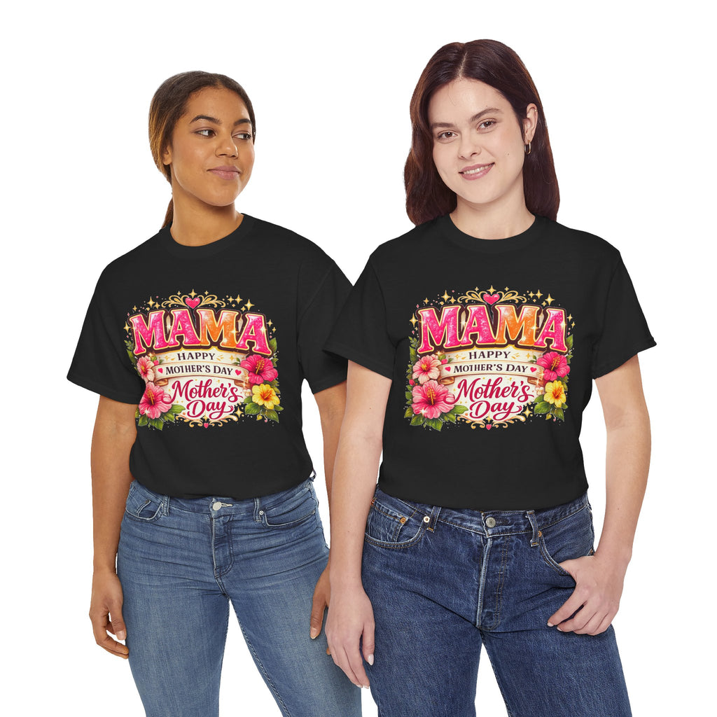Mama Floral Shirt for Women, Mother's Day Gift for Mom, Cute Flower Graphic Tee, Mama Life T-Shirt, Birthday Gift for Mother, Mom Appreciation Gift