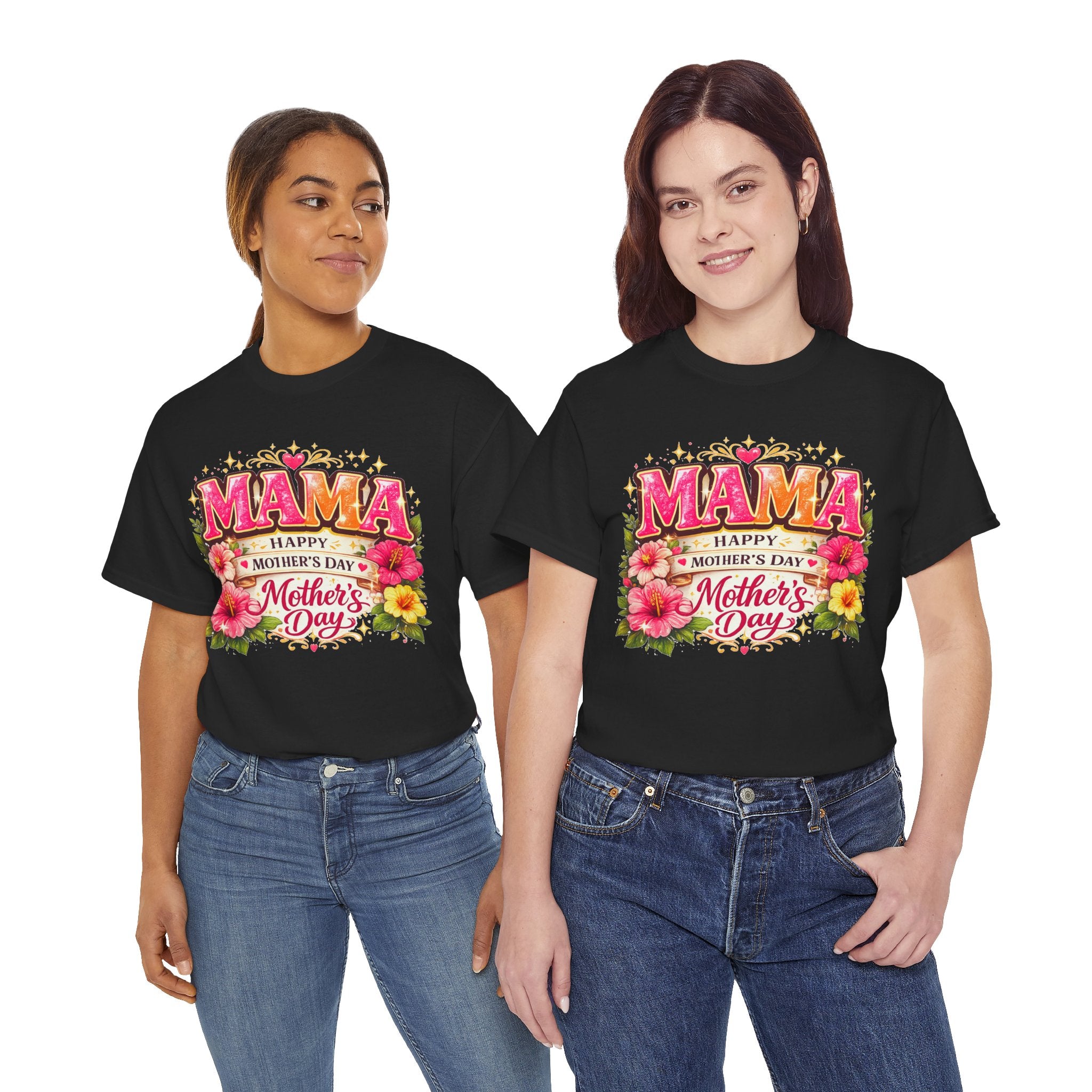 Mama Floral Shirt for Women, Mother's Day Gift for Mom, Cute Flower Graphic Tee, Mama Life T-Shirt, Birthday Gift for Mother, Mom Appreciation Gift