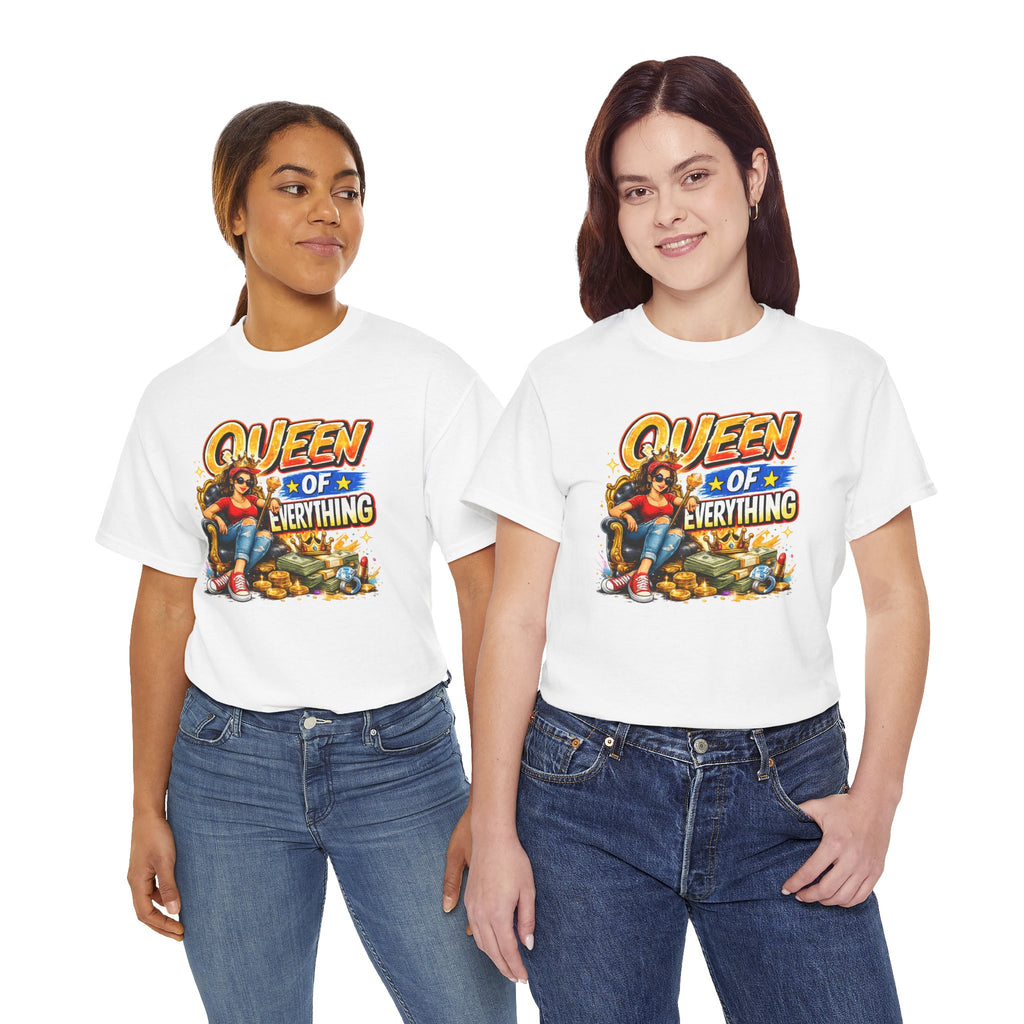 Queen of Everything Shirt | Funny Queen Graphic Tee | Gift for Mom | Boss Lady Shirt | Retro Vintage Tee
