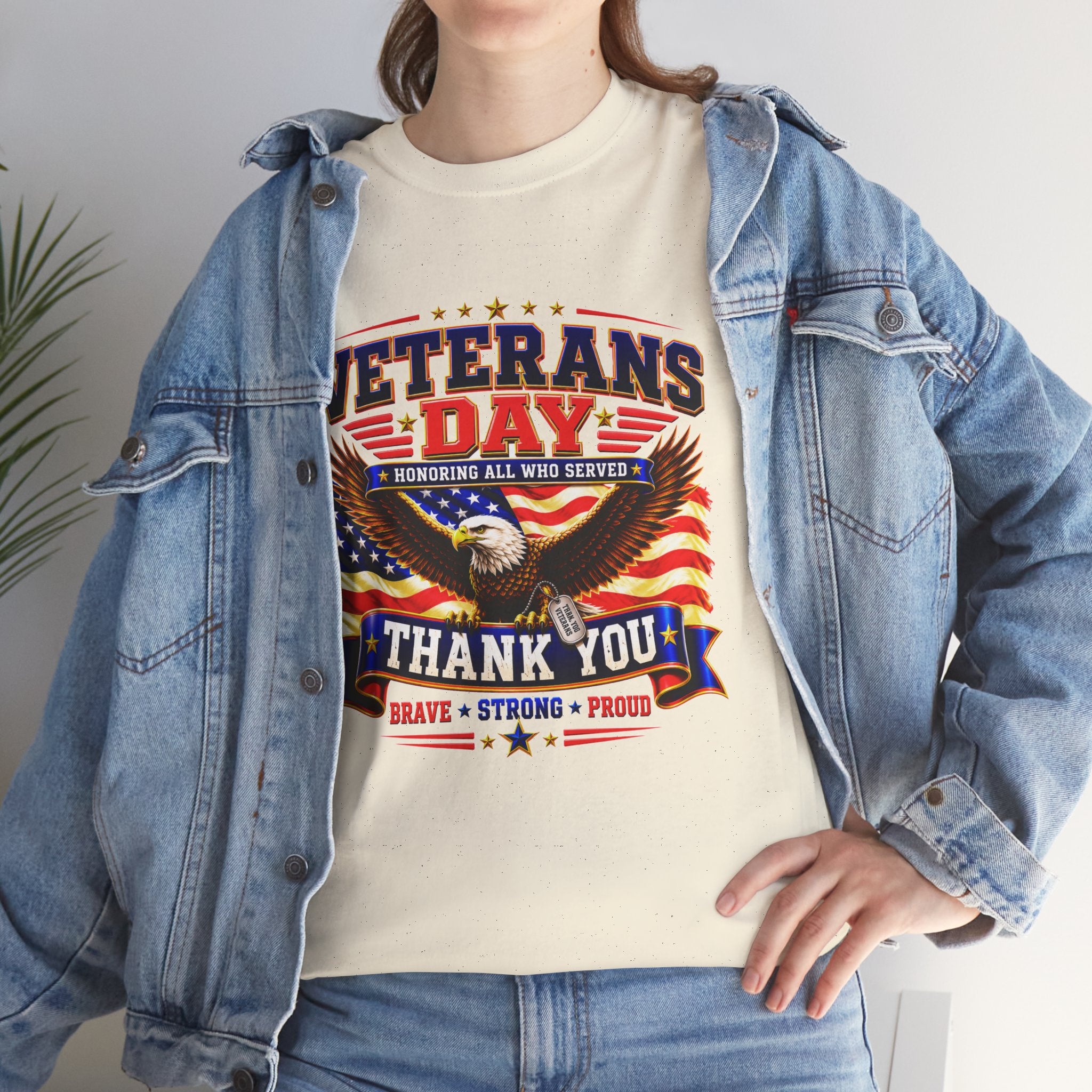 Veterans Day Eagle T-Shirt – "Thank You" Patriotic Tribute Tee