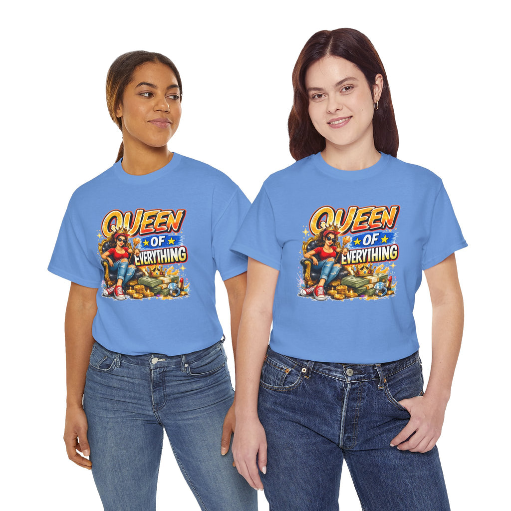 Queen of Everything Shirt | Funny Queen Graphic Tee | Gift for Mom | Boss Lady Shirt | Retro Vintage Tee