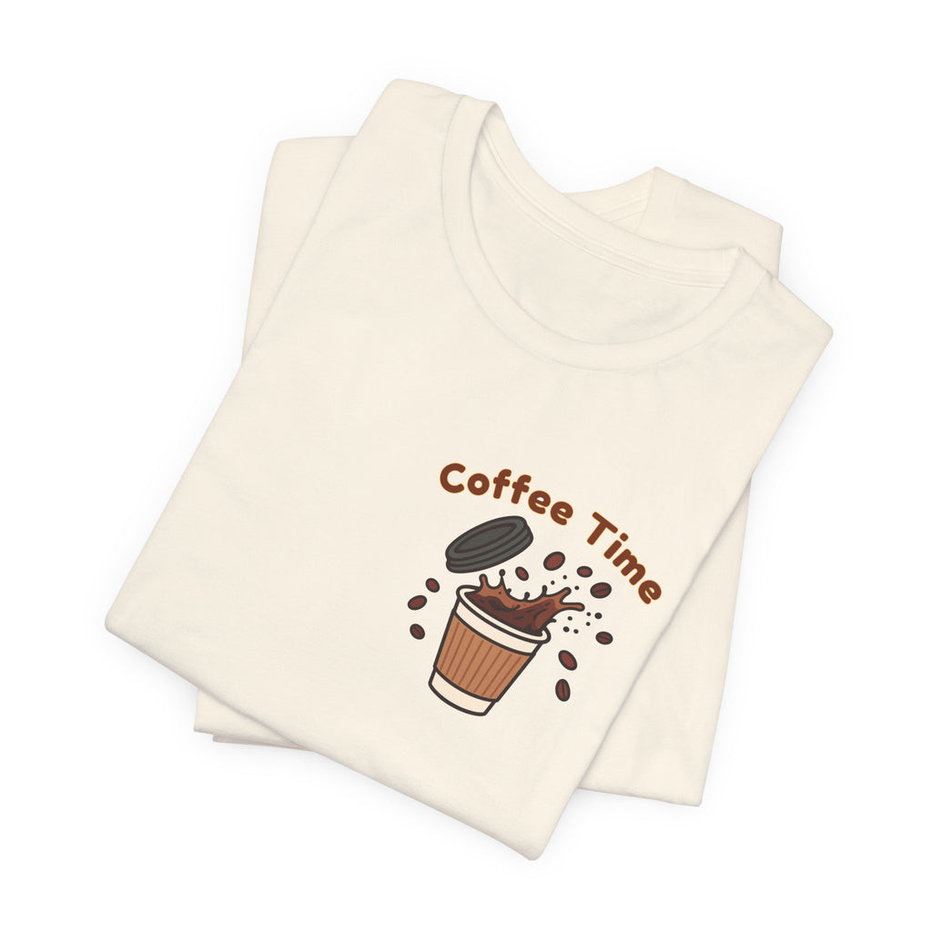 Coffee Time Tee — "More Espresso Less Depresso" Graphic T-Shirt