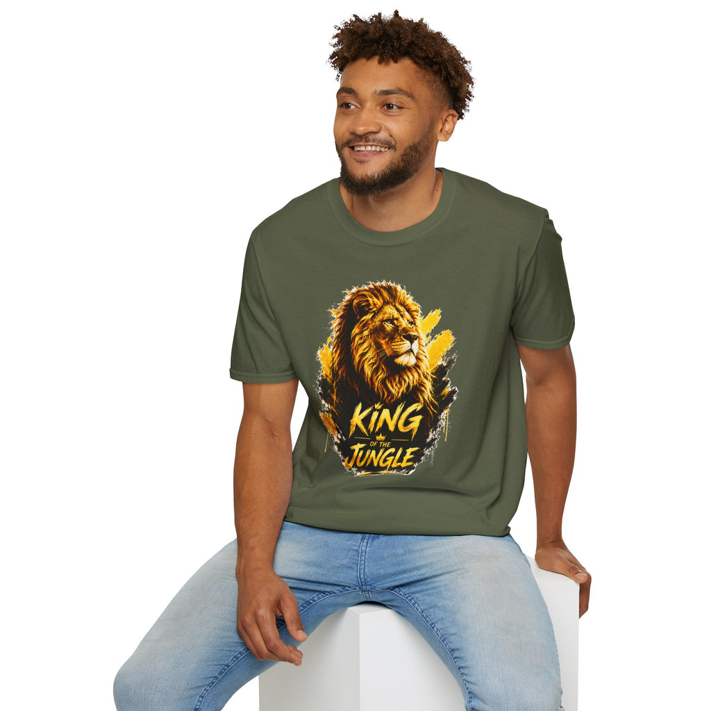 Lion Graphic T-Shirt — "King of the Jungle" Bold Wildlife Tee