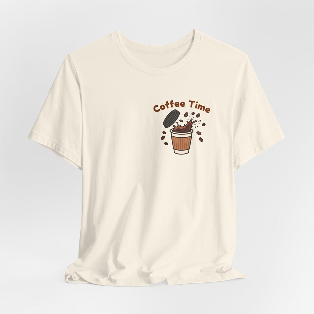 Coffee Time Tee — "More Espresso Less Depresso" Graphic T-Shirt
