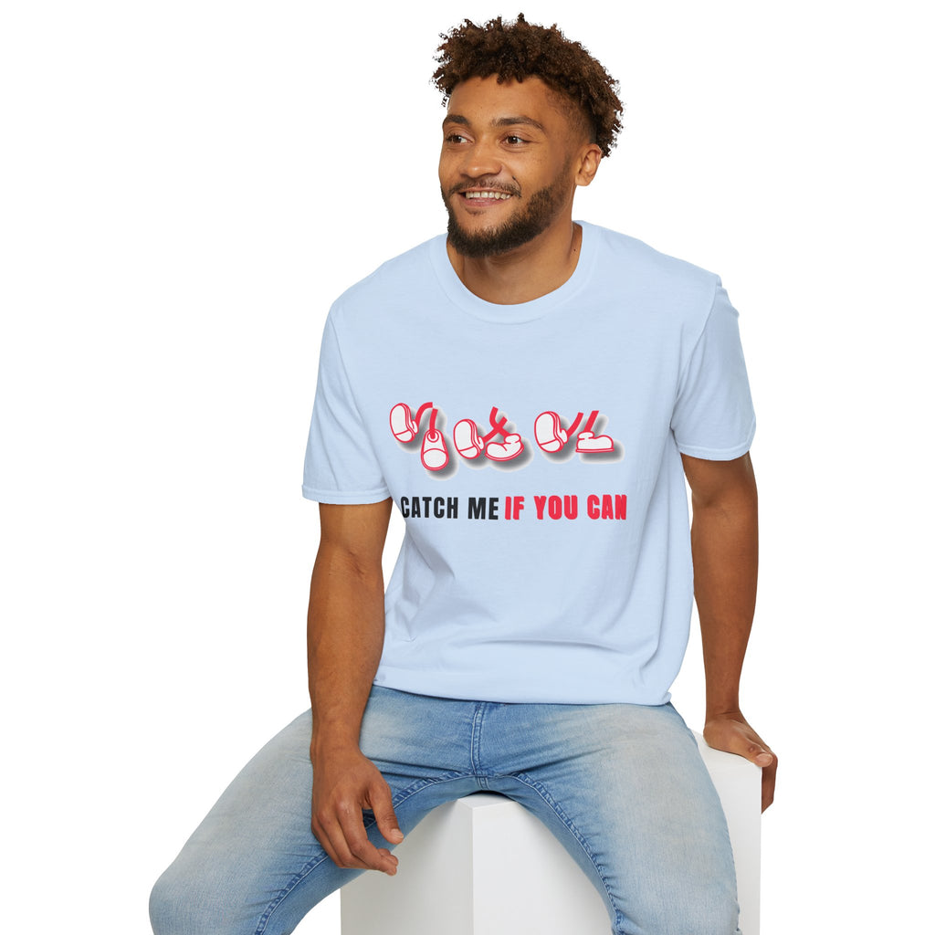 Catch Me If You Can T-Shirt, Funny Graphic Tee, Flirty Cute Shirt, Trendy Unisex Tee, Gift for Him Her