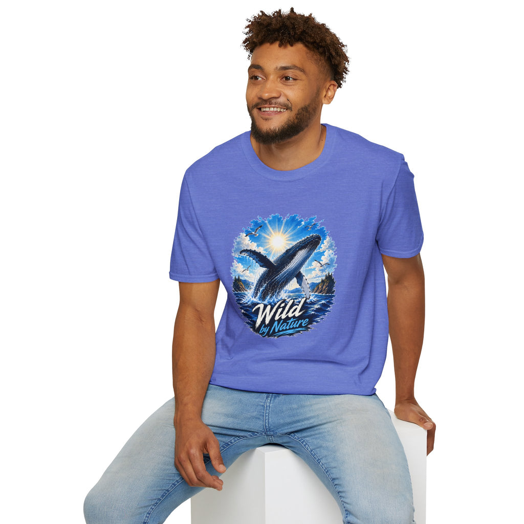 Whale T-Shirt, Ocean Whale Graphic Tee, Wild Nature Shirt, Ocean Lover Gift