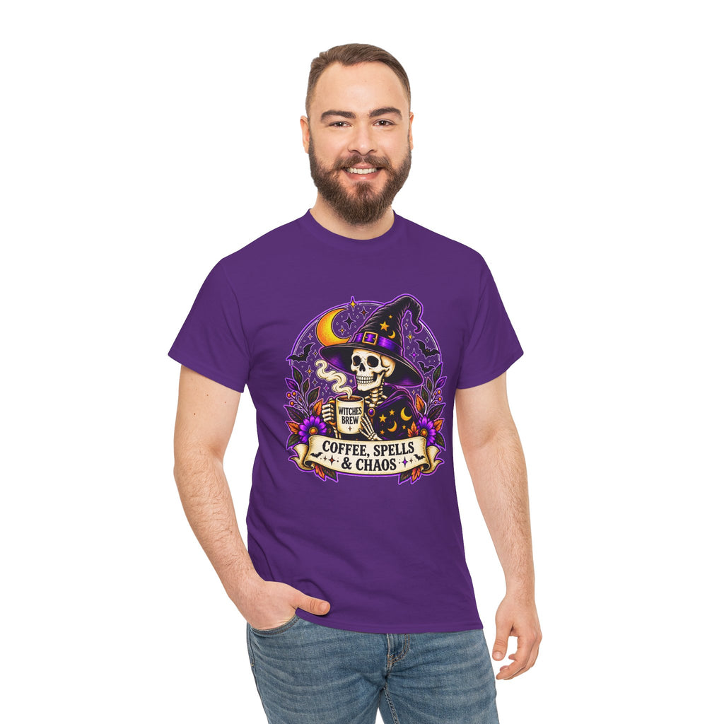 Halloween Skeleton Witch Shirt | Spooky Graphic Tee