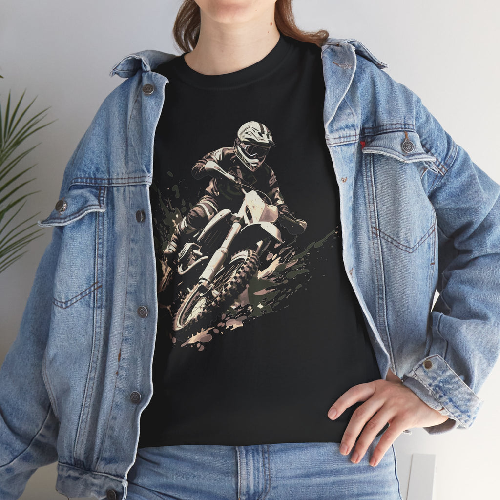 Motocross Rider Dirt Bike T-Shirt — Off-Road Racing Tee