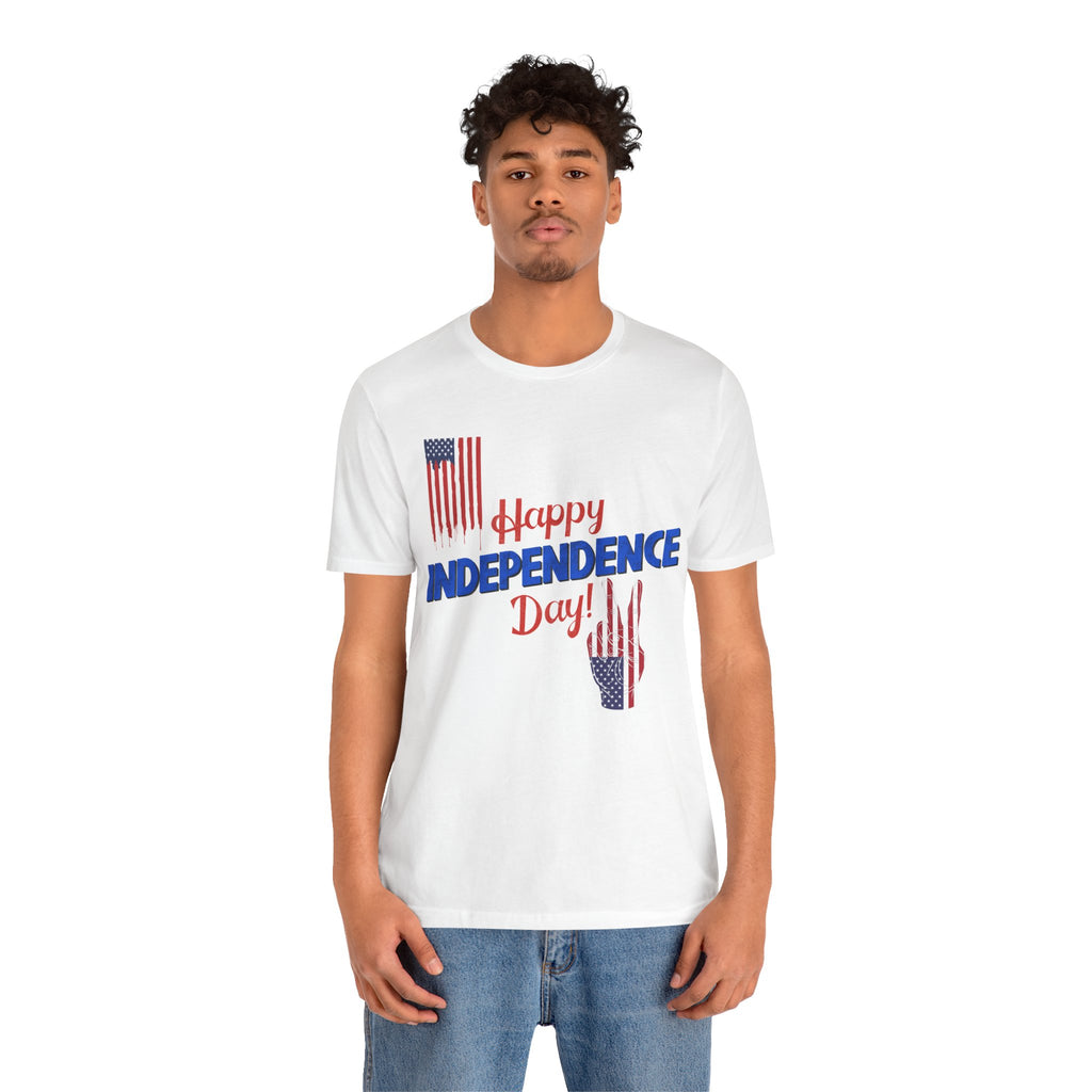 Happy Independence Day Shirt, Patriotic 4th of July T-Shirt, USA Flag Shirt, American Independence Day Tee