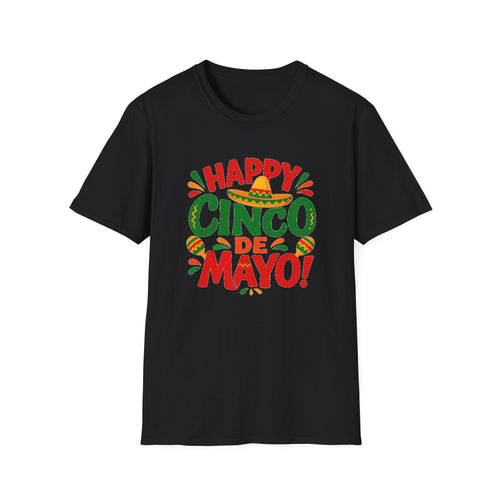 Cinco De Mayo Shirt, Happy Cinco De Mayo Tee, Fiesta Party T-Shirt, Mexican Holiday Shirt, Funny Cinco Shirt for Women Men