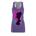 Cosmic Silhouette Racerback Dress — Neon Moon Woman Graphic