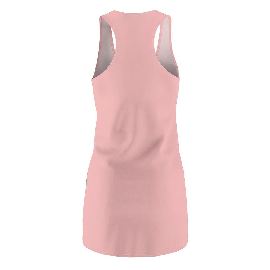 Tropical "LIFE" Racerback Dress — Floral Parrot Summer Sundress