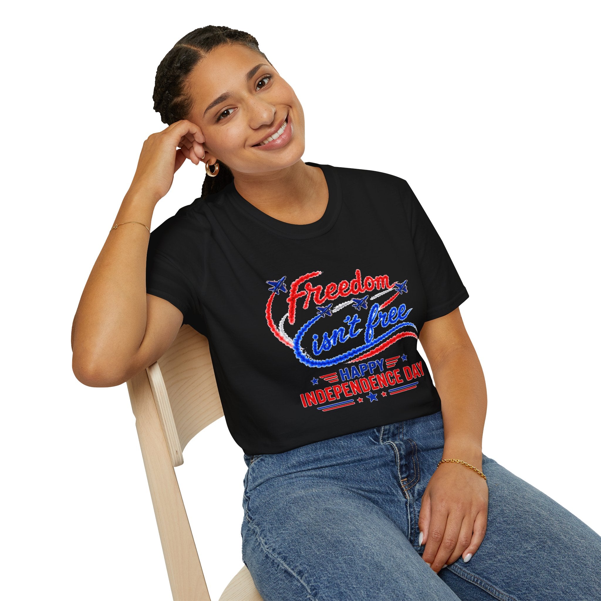 Freedom Isn't Free Shirt, Patriotic 4th of July T-Shirt, Independence Day Tee, USA Flag Graphic Tee, Military Support Gift