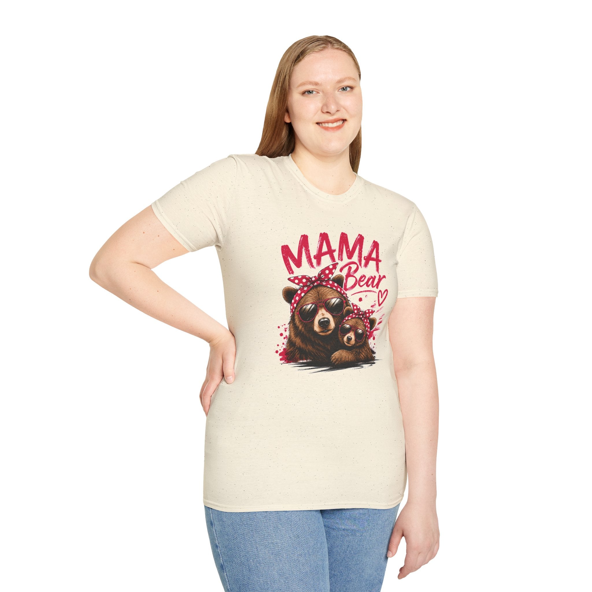 Mama Bear T-Shirt — Cute Sunglasses Bear Graphic