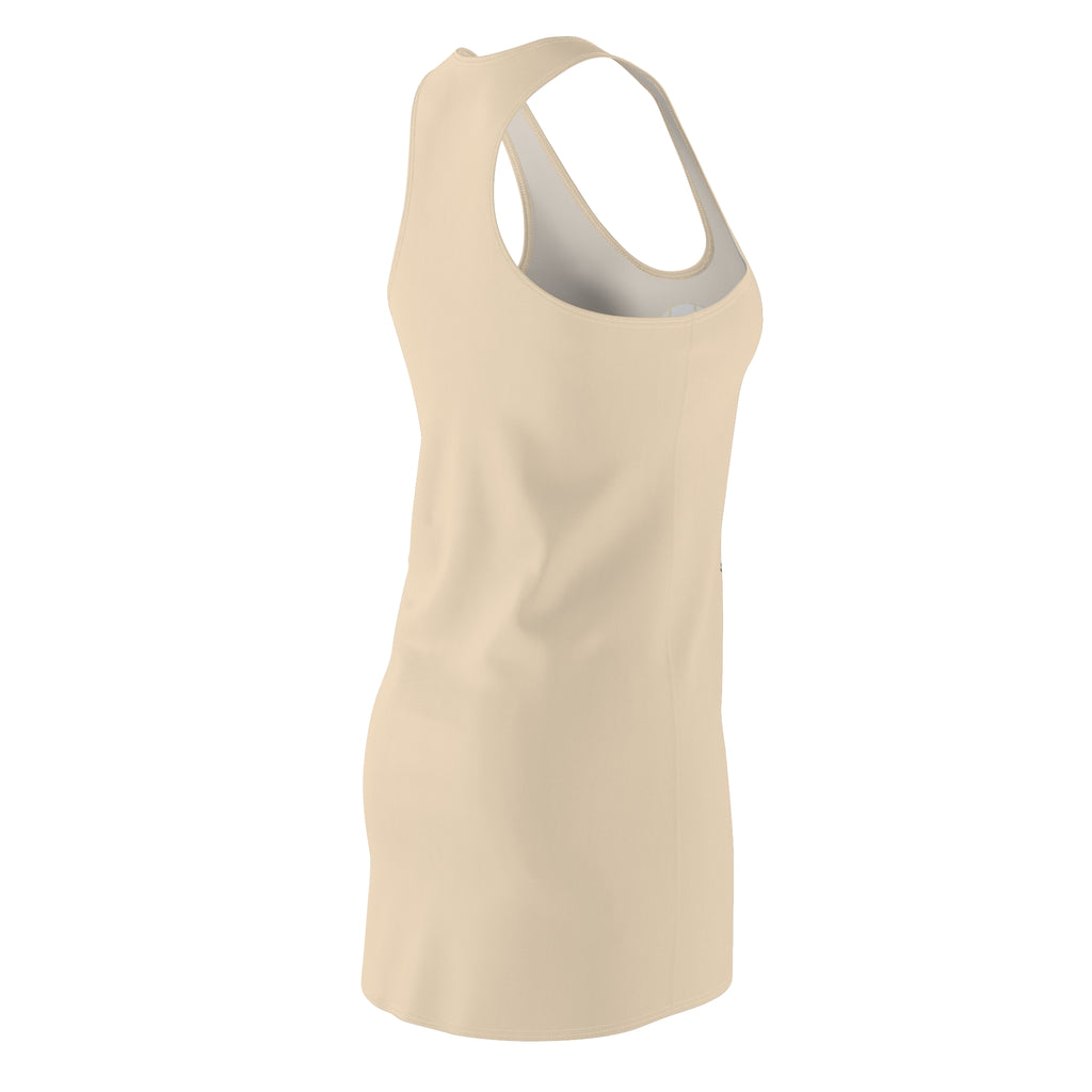 Boho Aesthetic Dress | Minimalist Female Art T-Shirt Dress